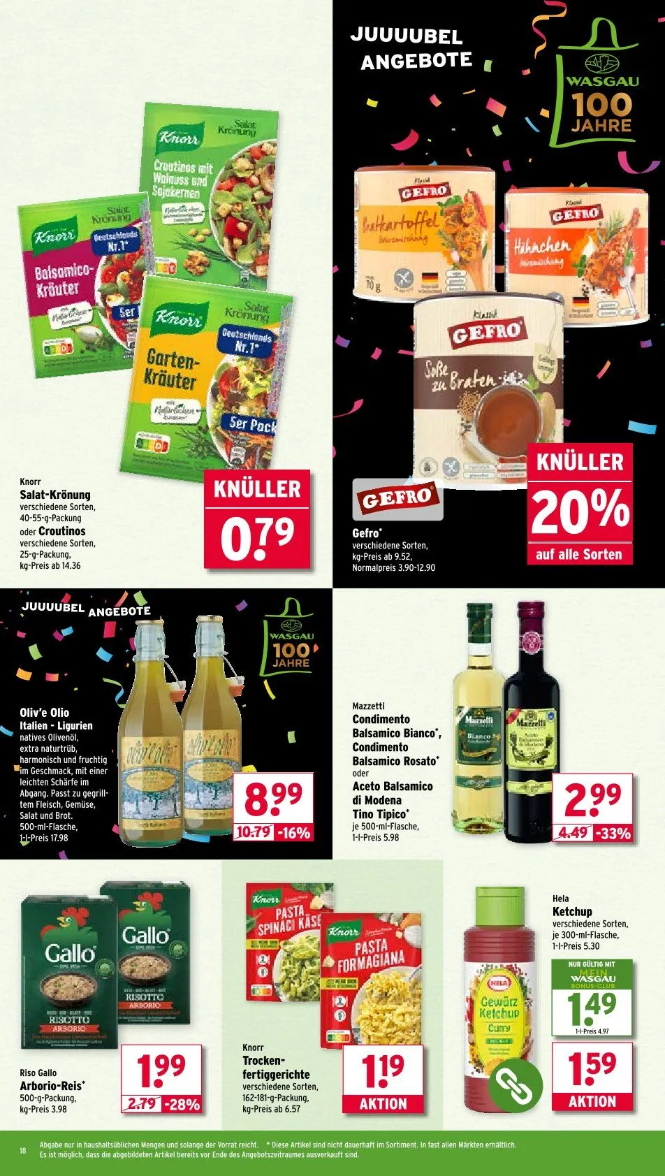 Wasgau Prospekte  von 11. August bis 16. August 2025 - Prospekt seite 18