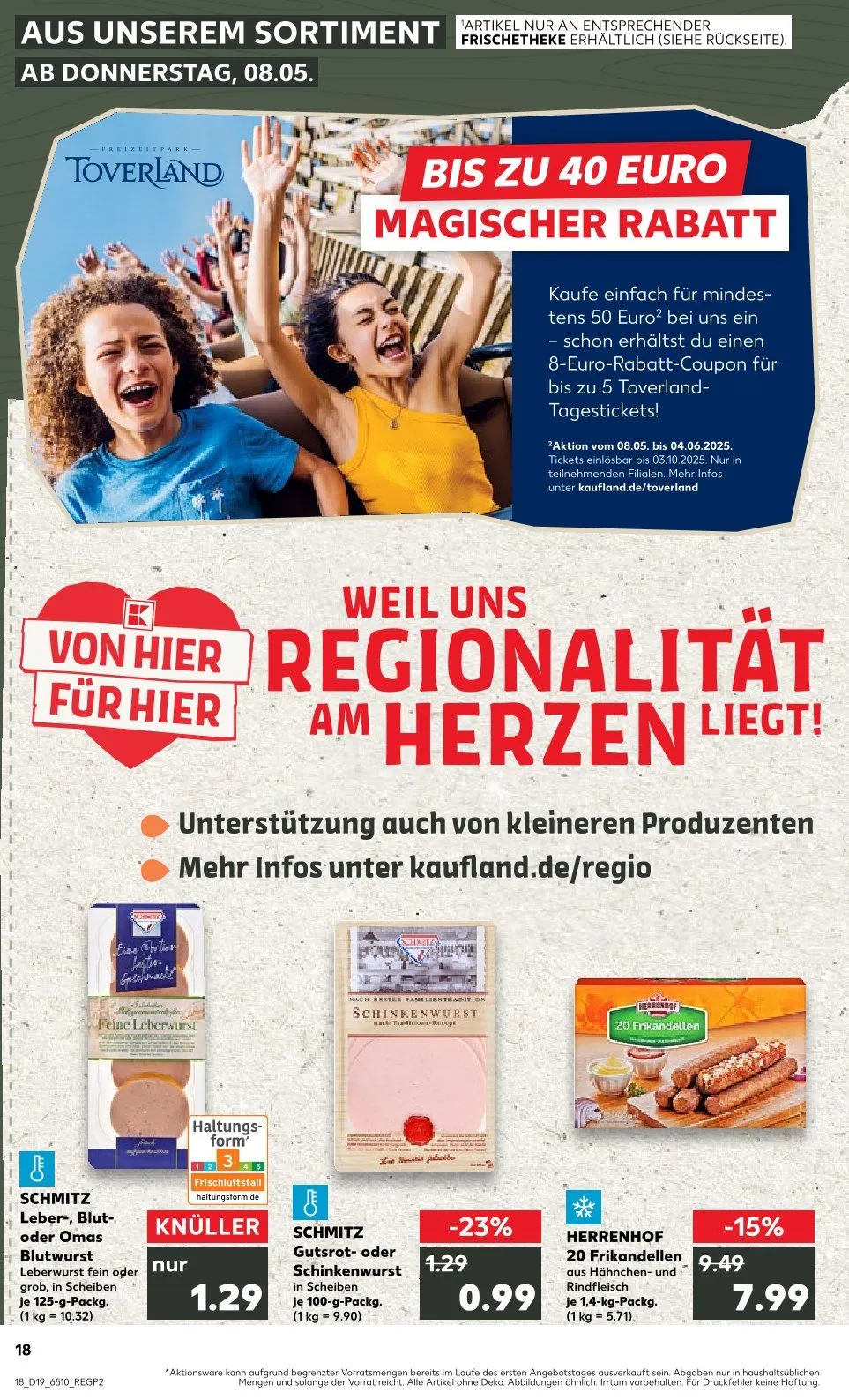 Kaufland Prospekt von 8. Mai bis 14. Mai 2025 - Prospekt seite 18