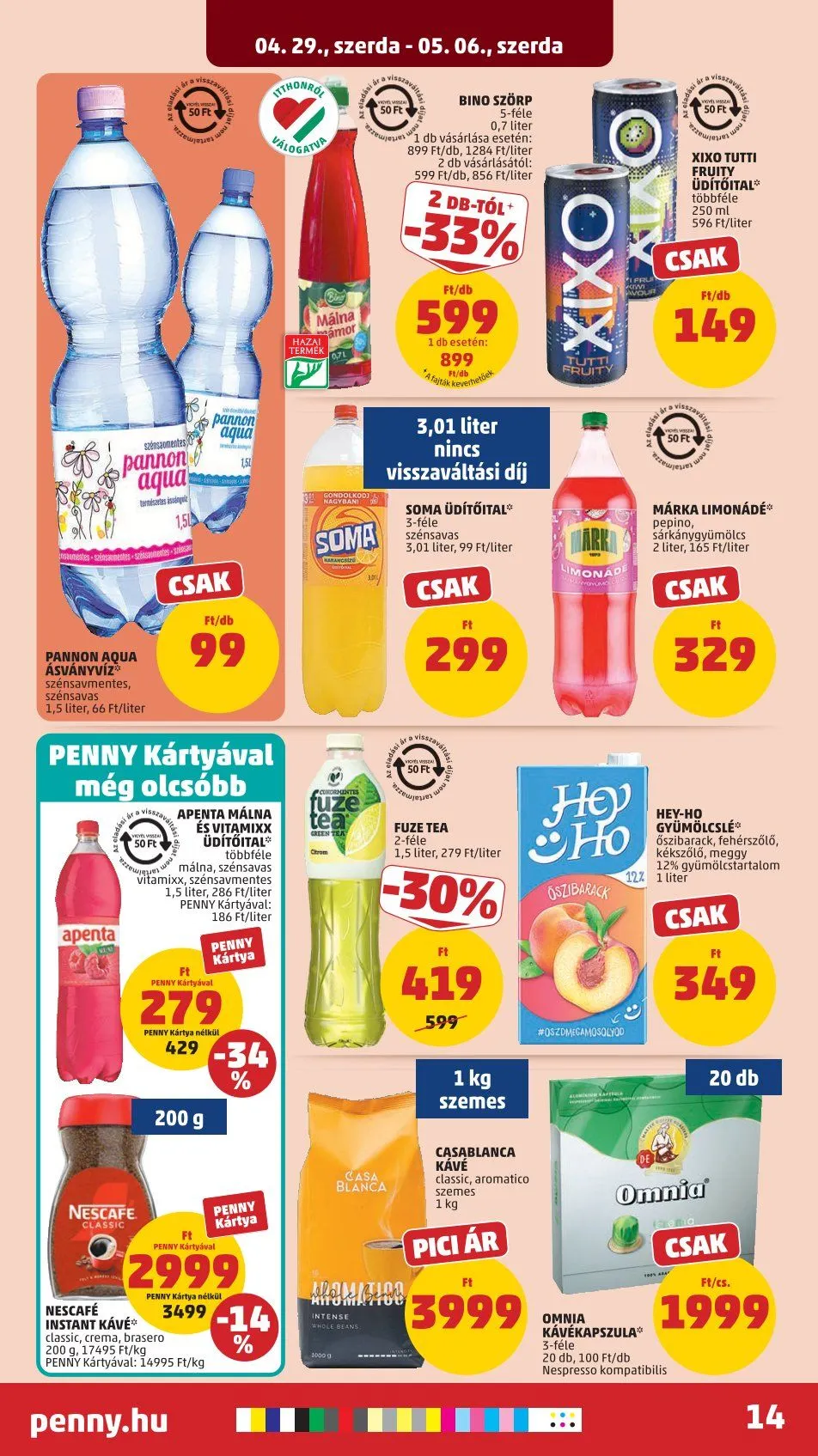 Katalógus  Penny Market legfrissebb ajánlatai április 29.-tól május 6.-ig 2026. - Oldal 18