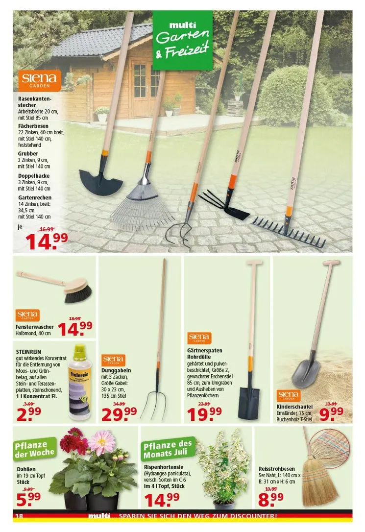 Multi Markt Angebote von 6. Juli bis 11. Juli 2026 - Prospekt seite 18