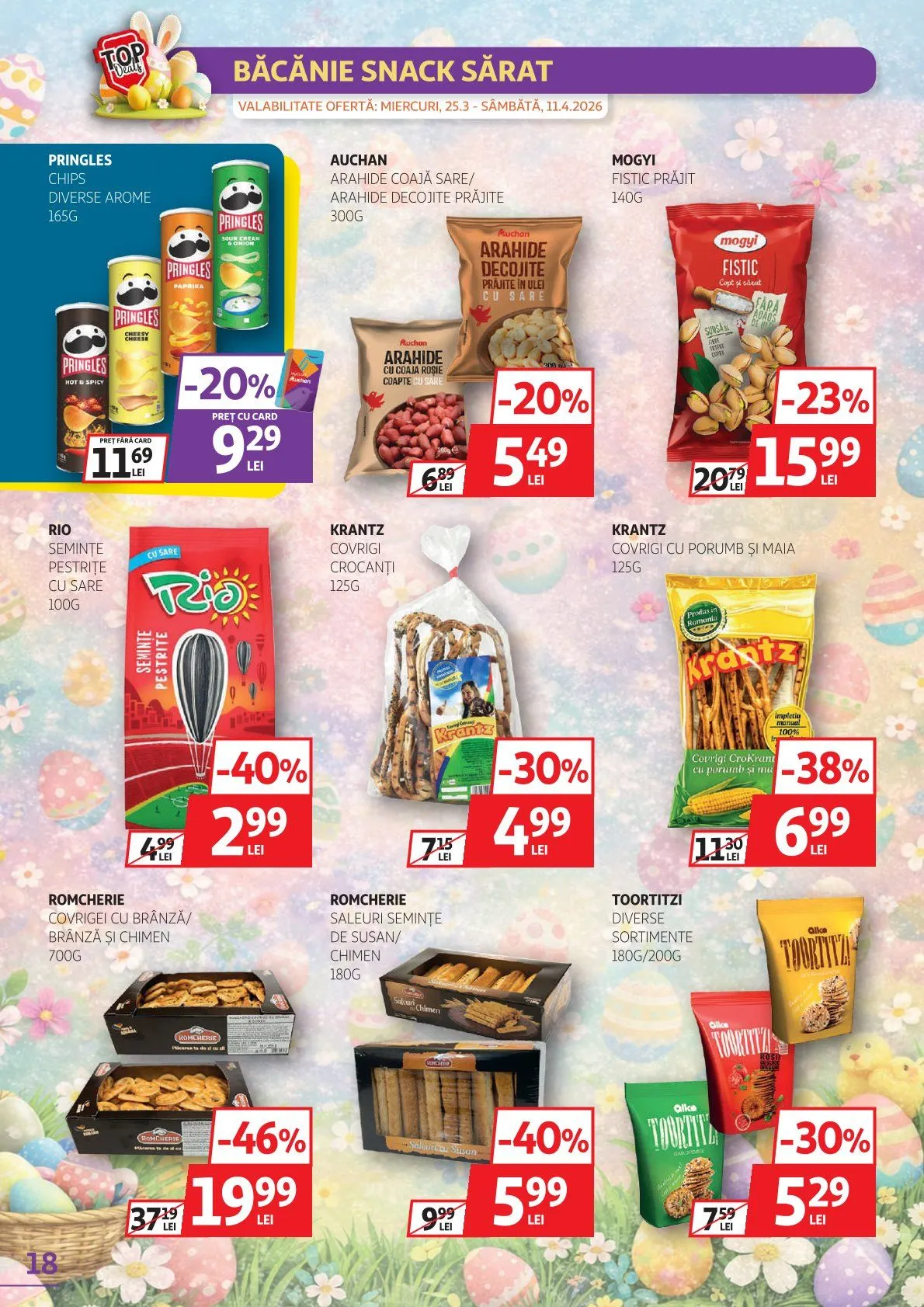 Catalog Ofertă de neratat specială Auchan de la 25 martie până la 11 aprilie 2026 - Revista Pagina 18