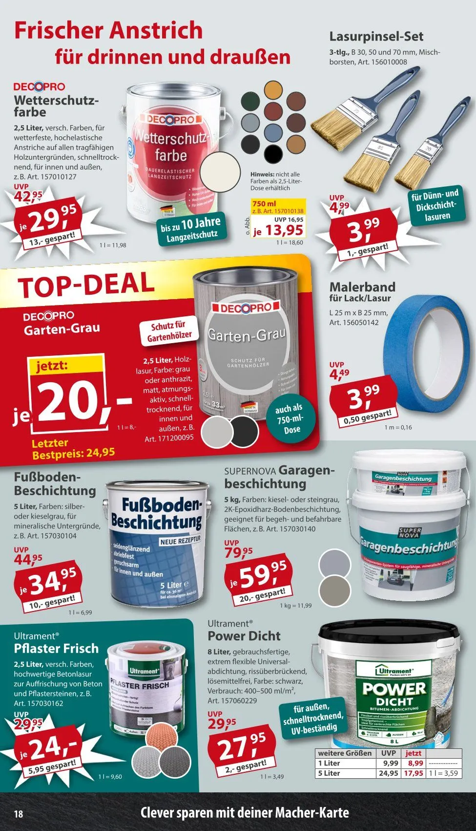 Sonderpreis-Baumarkt Angebote von 9. Mai bis 15. Mai 2026 - Prospekt seite 18