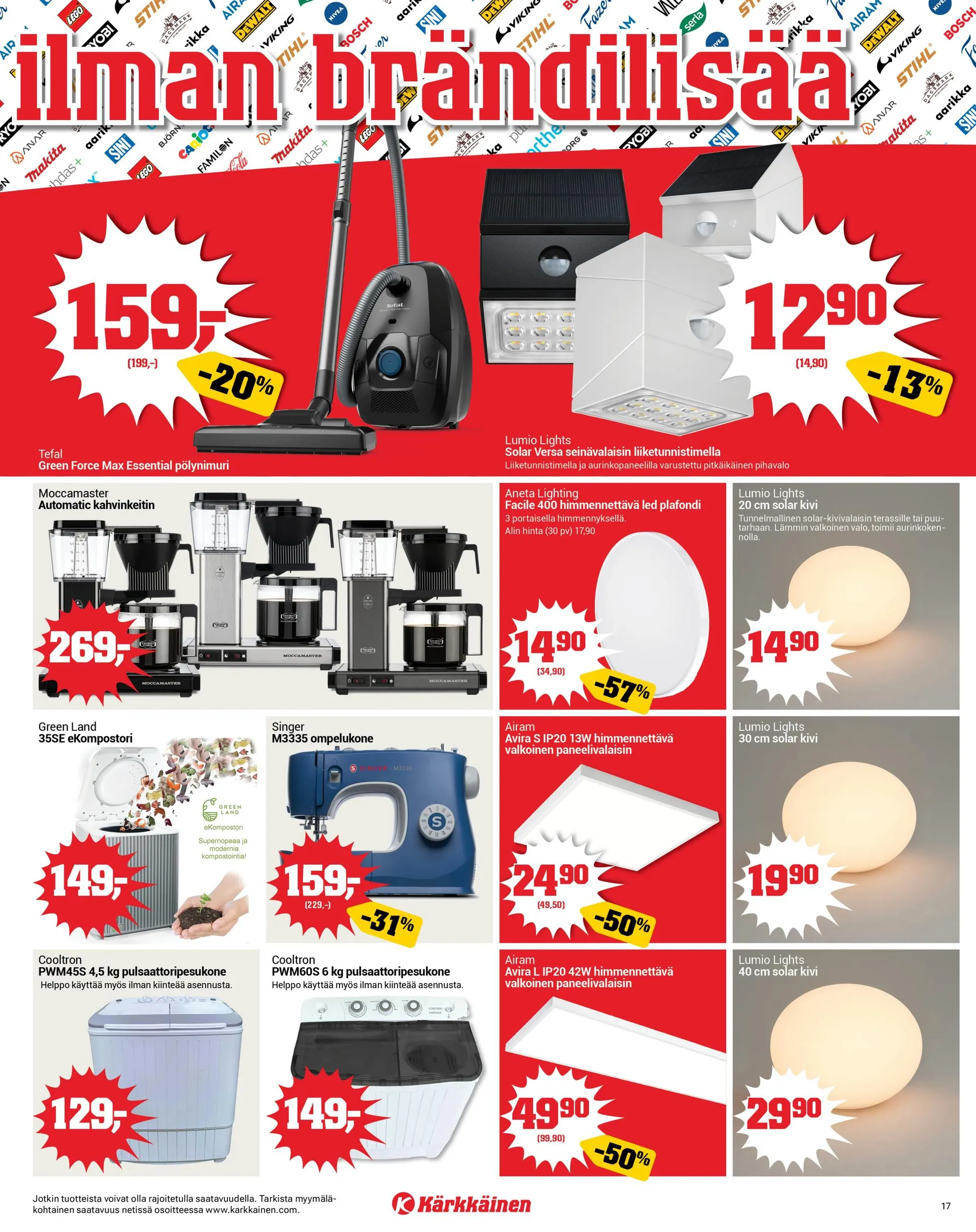  Kaupan Kärkkäinen uusimmat tarjoukset voimassa alkaen 1. maaliskuuta - 31. maaliskuuta 2026 - Tarjouslehti sivu 17