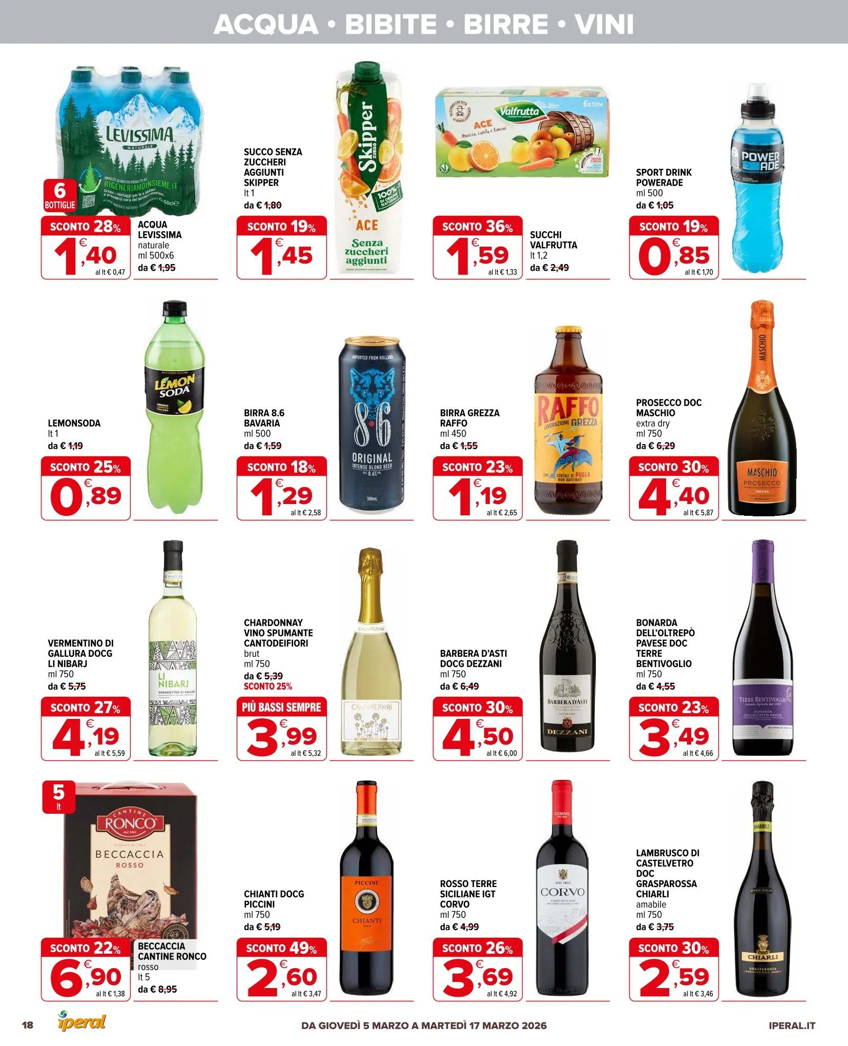 Volantini Iperal da 18 marzo a 24 marzo di 2026 - Pagina del volantino 18