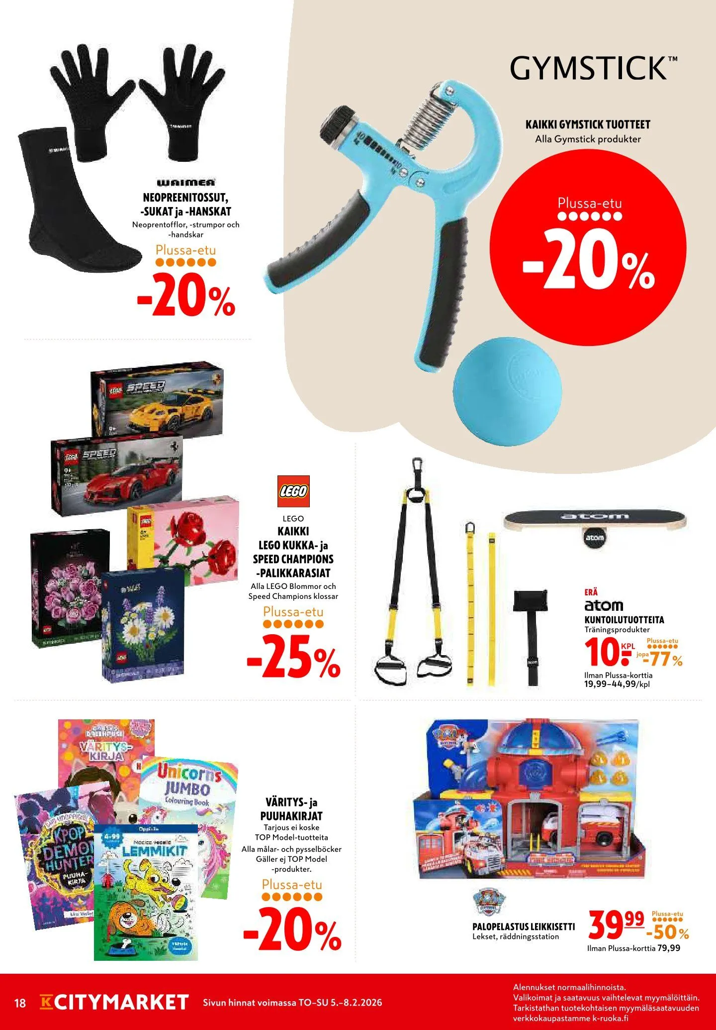 Kaupan K-Citymarket uusimmat tarjoukset voimassa alkaen 4. helmikuuta - 8. helmikuuta 2026 - Tarjouslehti sivu 18