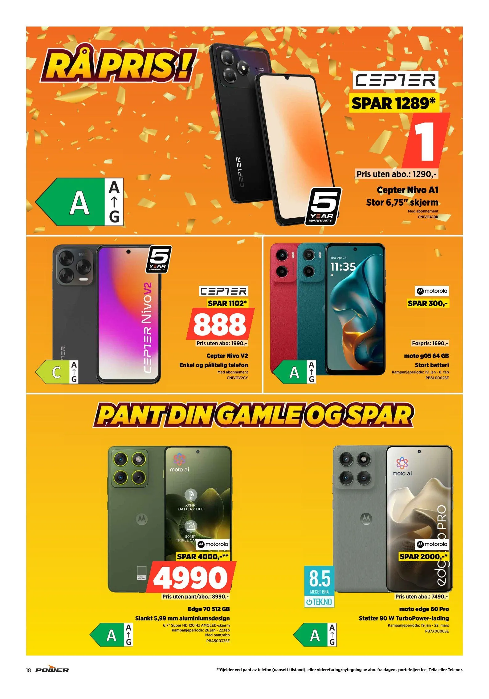 De siste Power-tilbudene fra 26. januar til 21. februar 2026 - kundeavisside 18