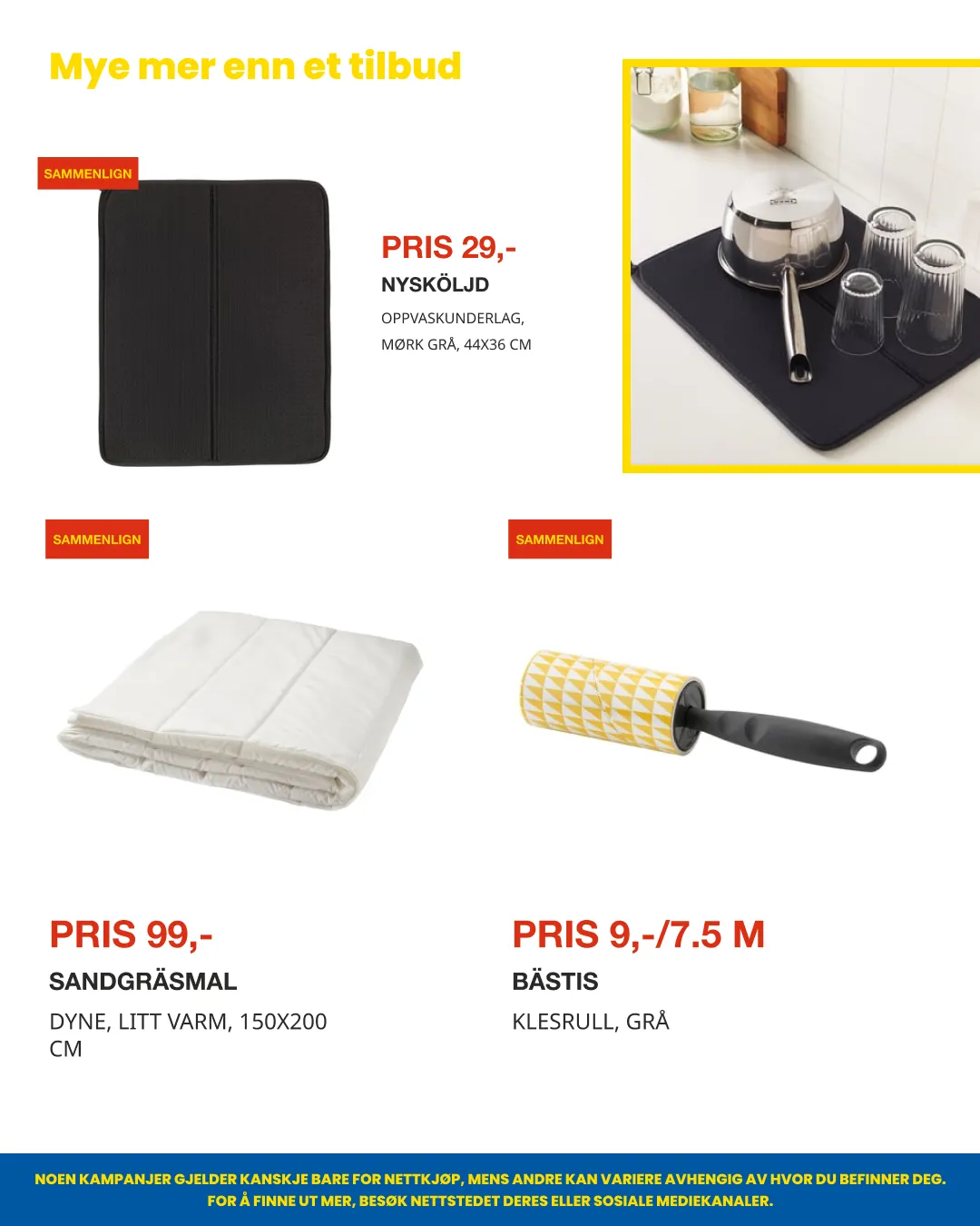 IKEA fra 16. juli til 3. august 2026 - kundeavisside 18
