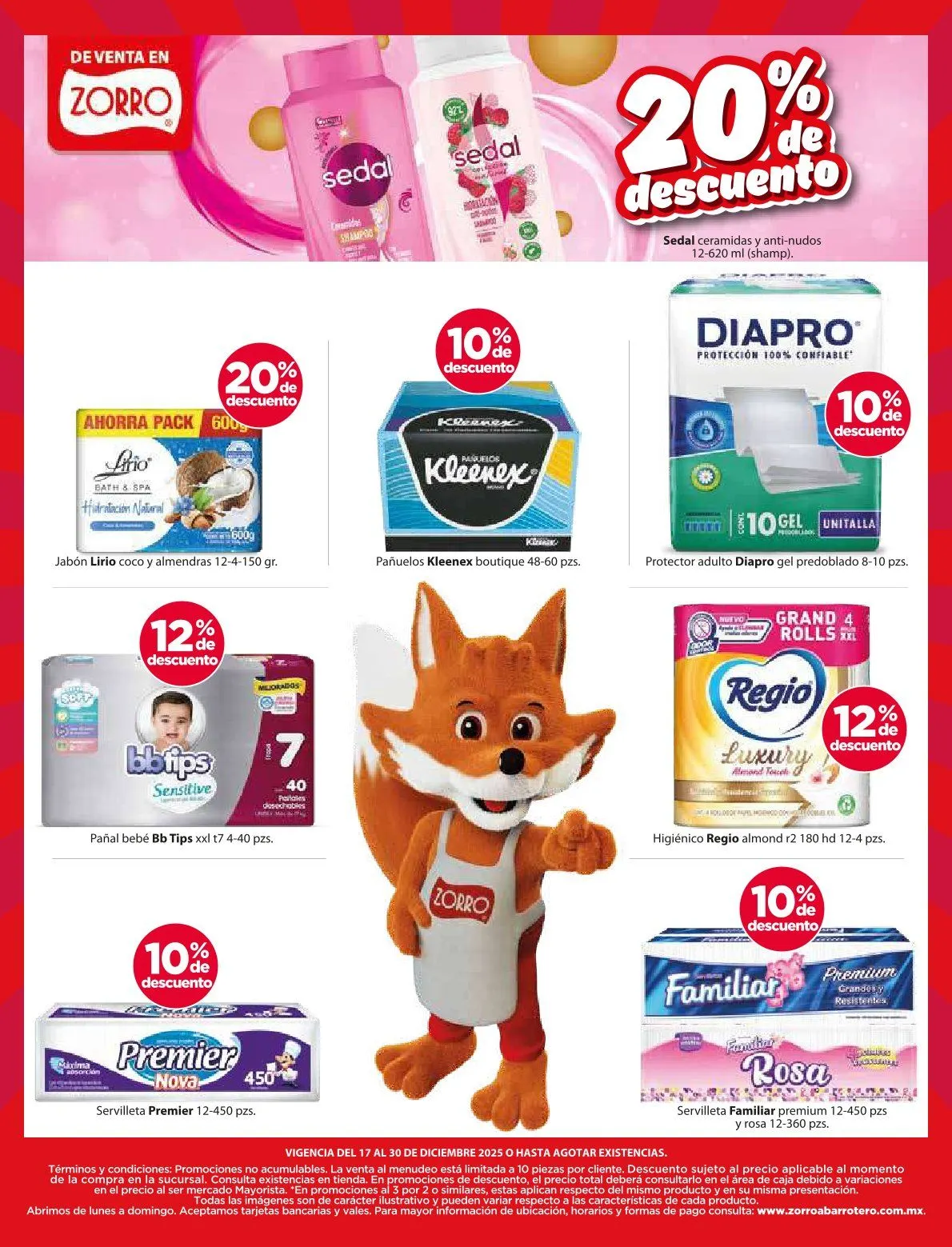 Catálogo de Zorro Ofertas 17 de diciembre al 30 de diciembre 2025 - Pagina 18