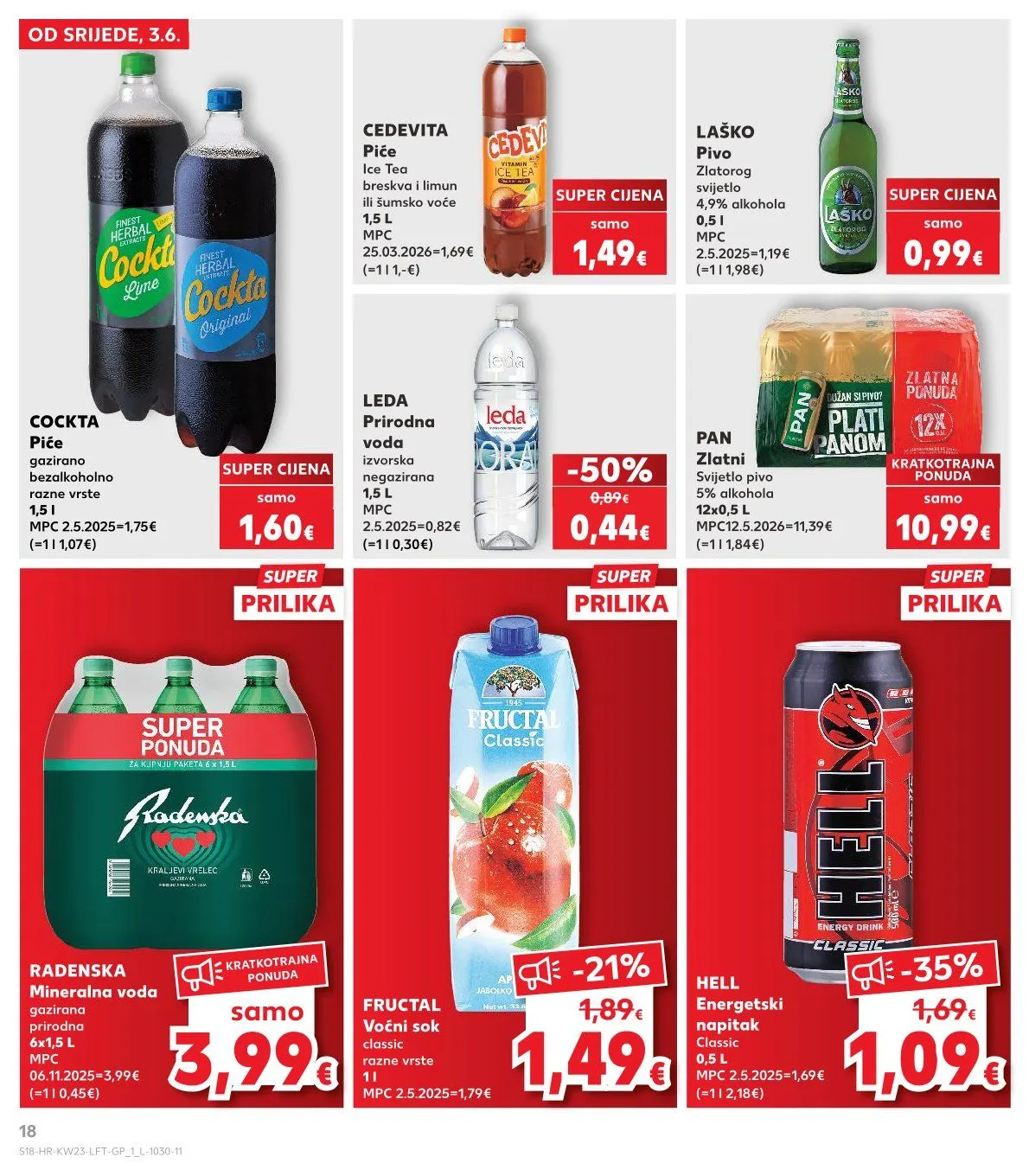 Katalog Kaufland od 3. lipnja do 9. lipnja 2026. - Pregled Stranica 18