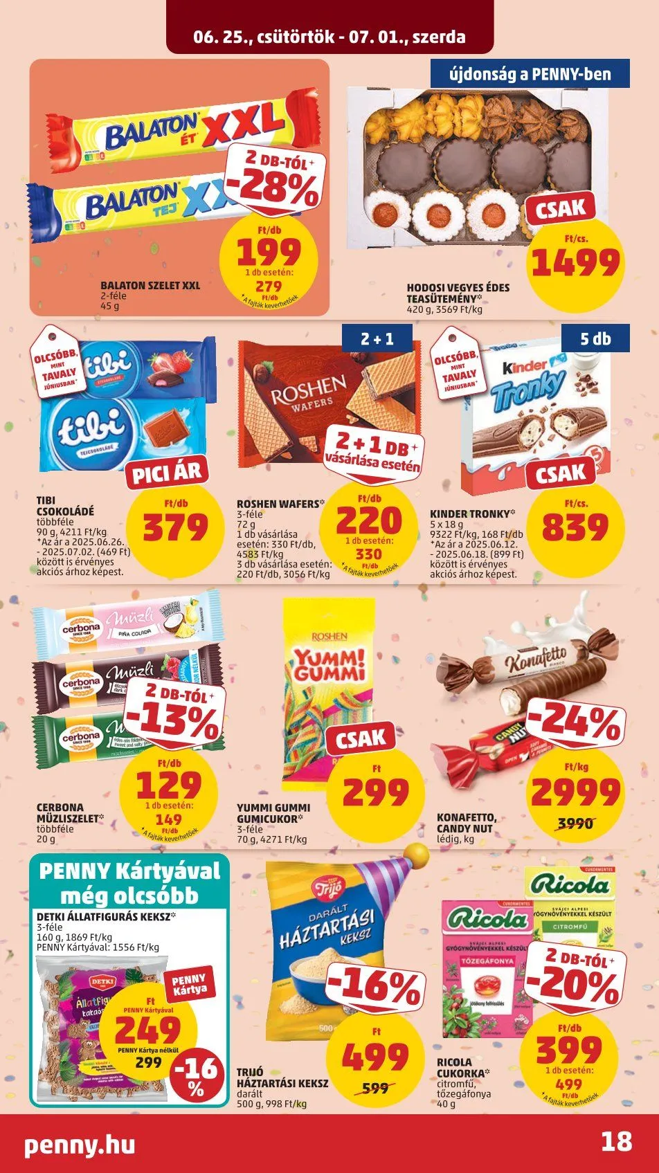 Katalógus  Penny Market legfrissebb ajánlatai június 25.-tól július 1.-ig 2026. - Oldal 18