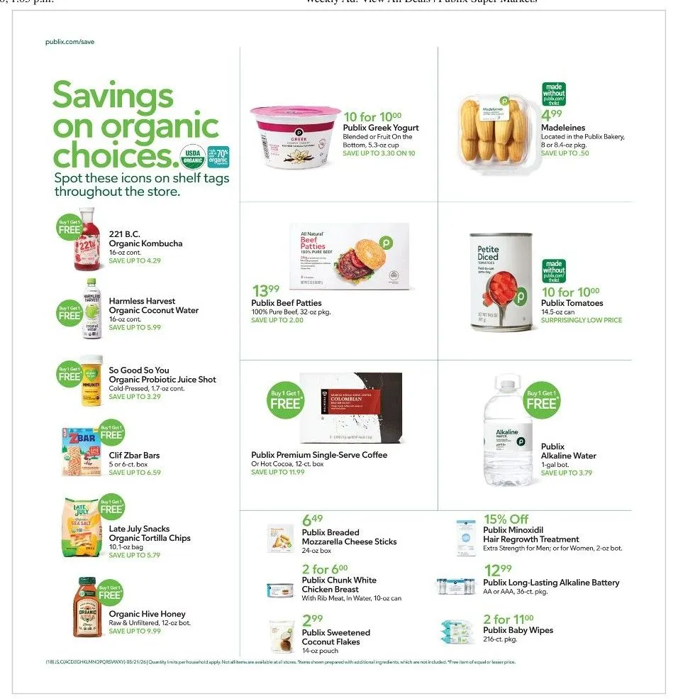 Weekly promotion Publix Sales spanning from May 20 to May 26 2026 - Page 18 for Catalogue 365