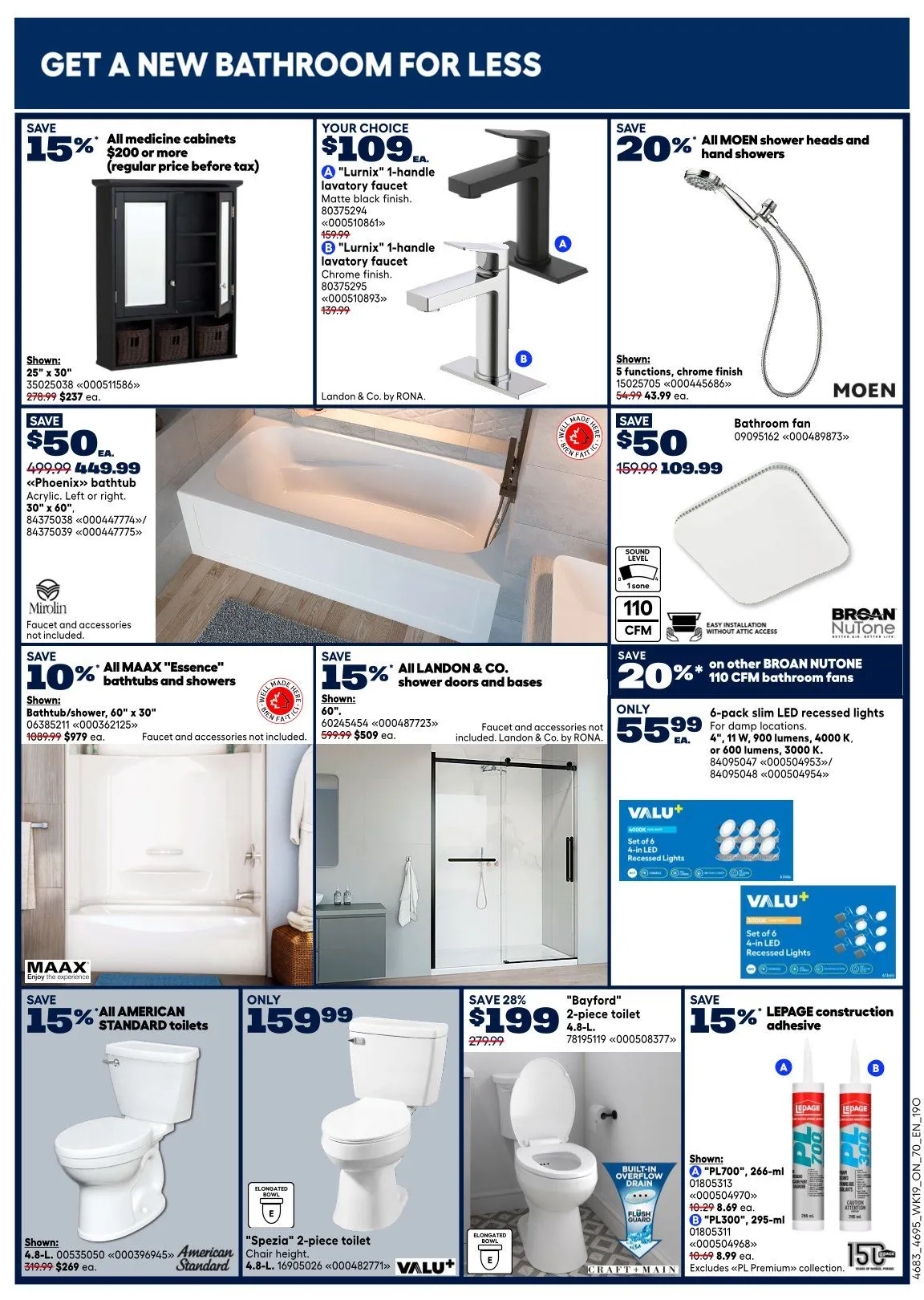 RONA Sales from June 4 to June 10 2026 - flyer page 18