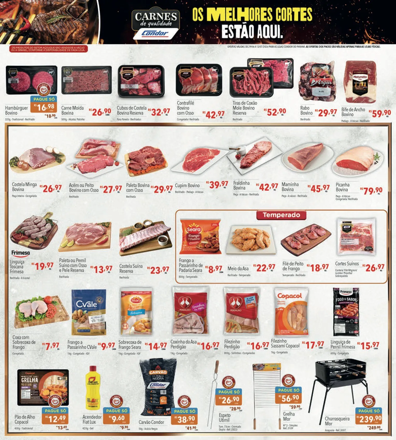 Encarte de  Folhetos Supermercados Condor 29 de junho até 13 de julho 2026 - Pagina 18