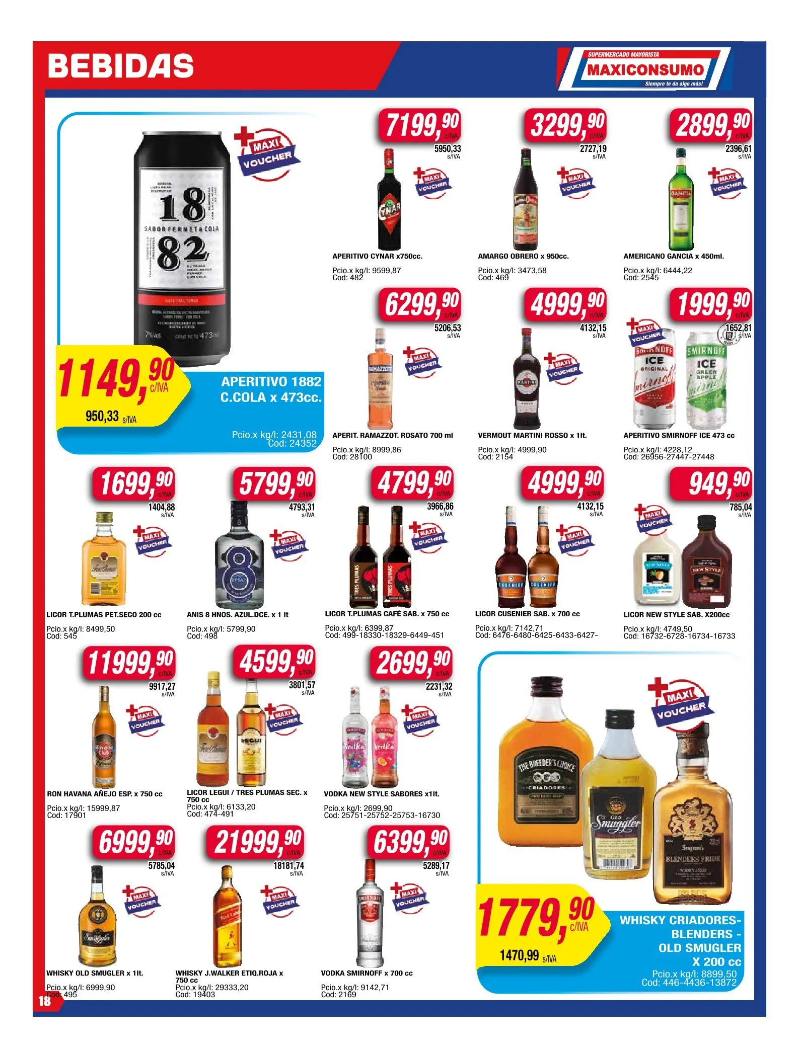 Ofertas de Ofertas Maxiconsumo 11 de agosto al 17 de agosto 2025 - Página 18 del catálogo