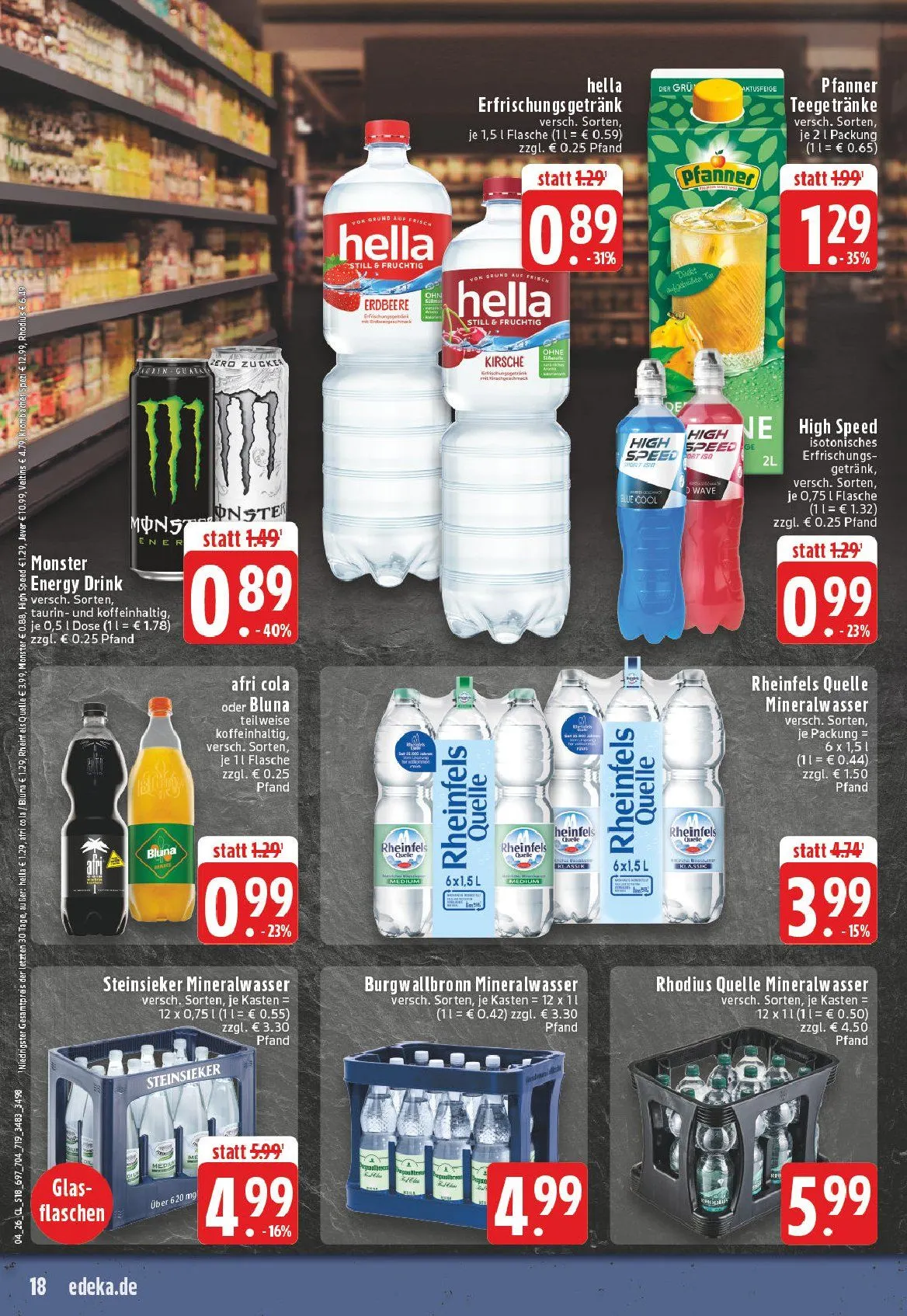 Edeka Prospekte  von 18. Januar bis 23. Januar 2026 - Prospekt seite 18
