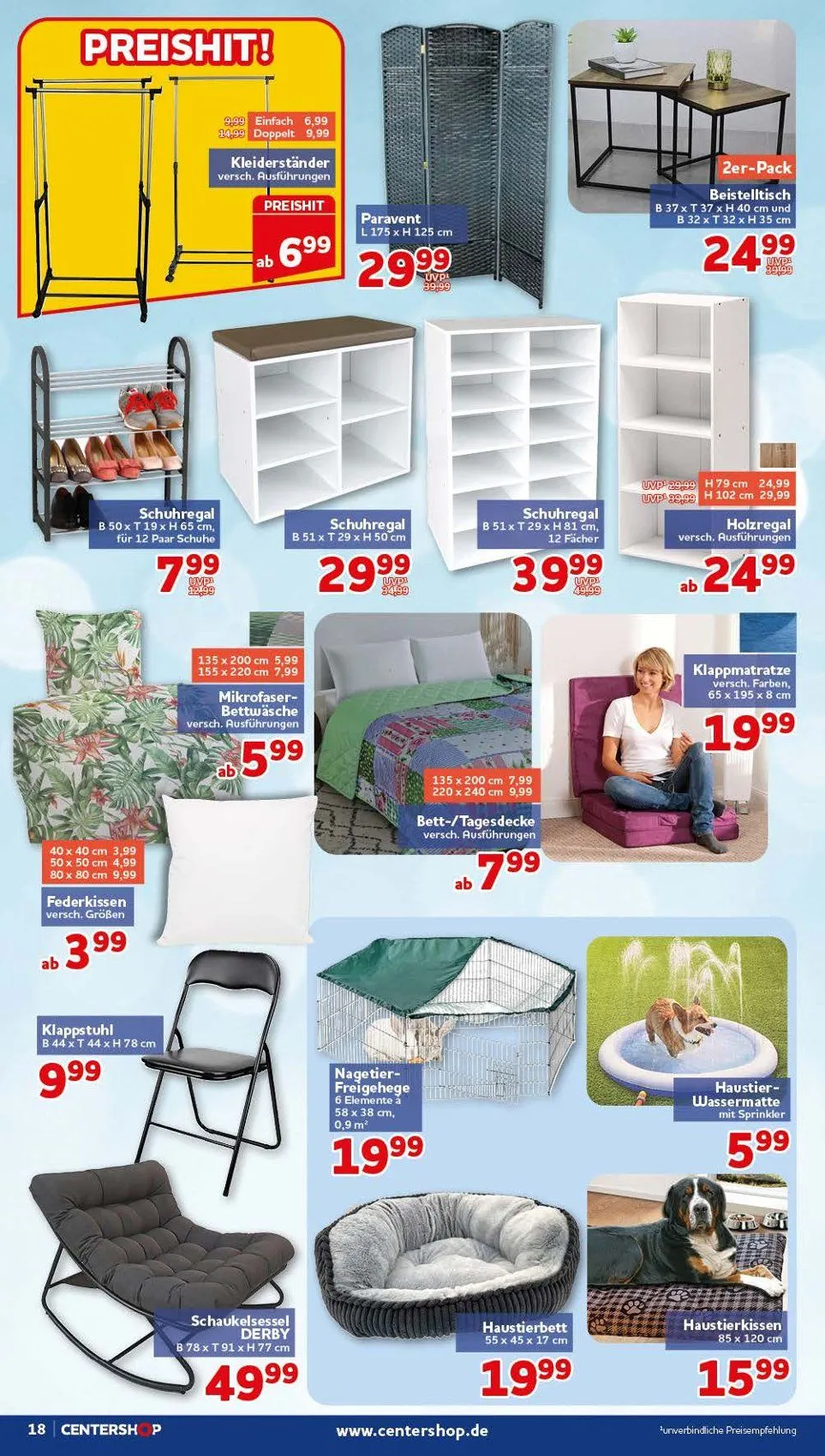 CENTERSHOP Prospekte von 20. Juli bis 25. Juli 2026 - Prospekt seite 18
