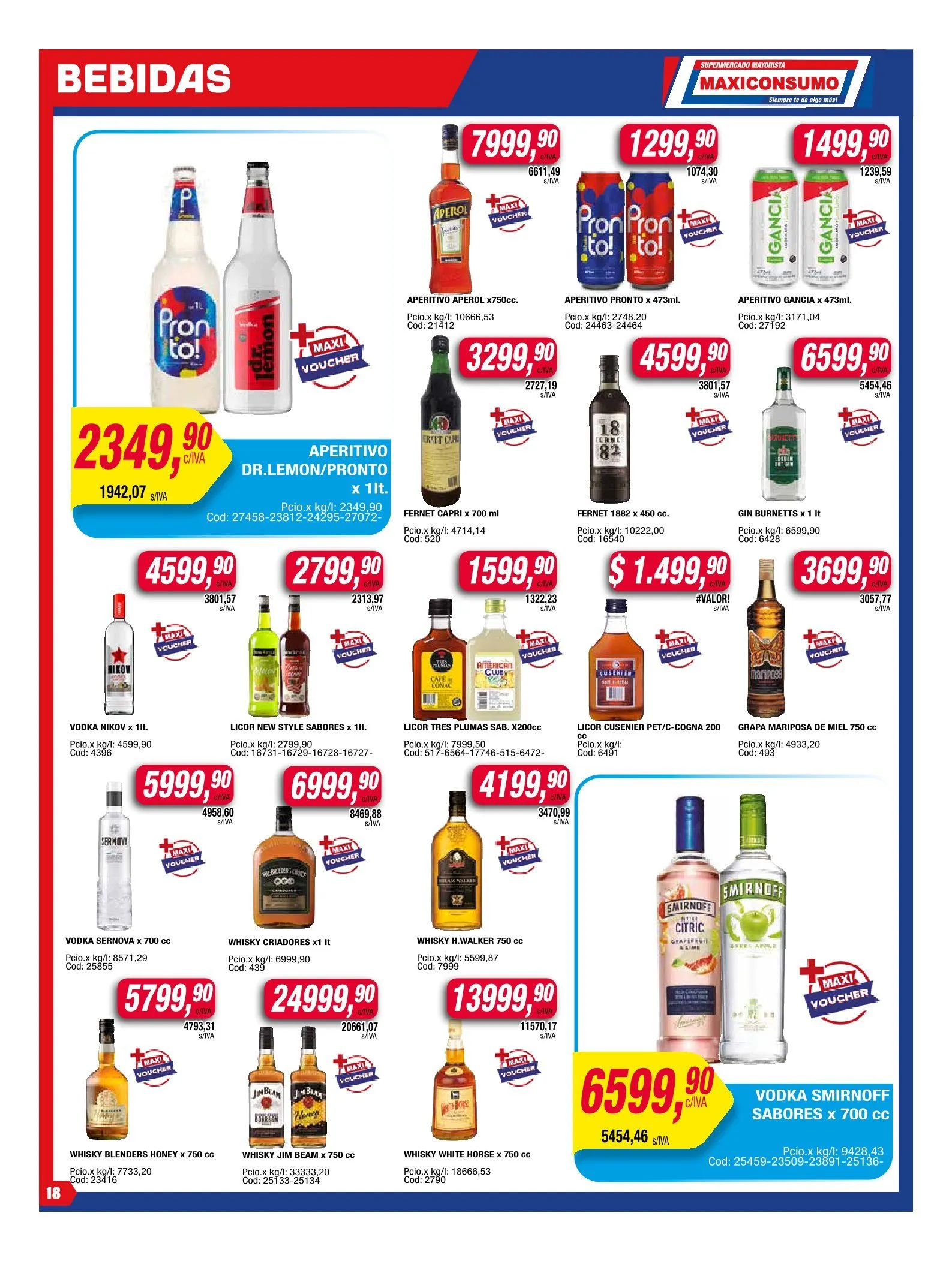 Ofertas de Ofertas Maxiconsumo 4 de agosto al 10 de agosto 2025 - Página 18 del catálogo