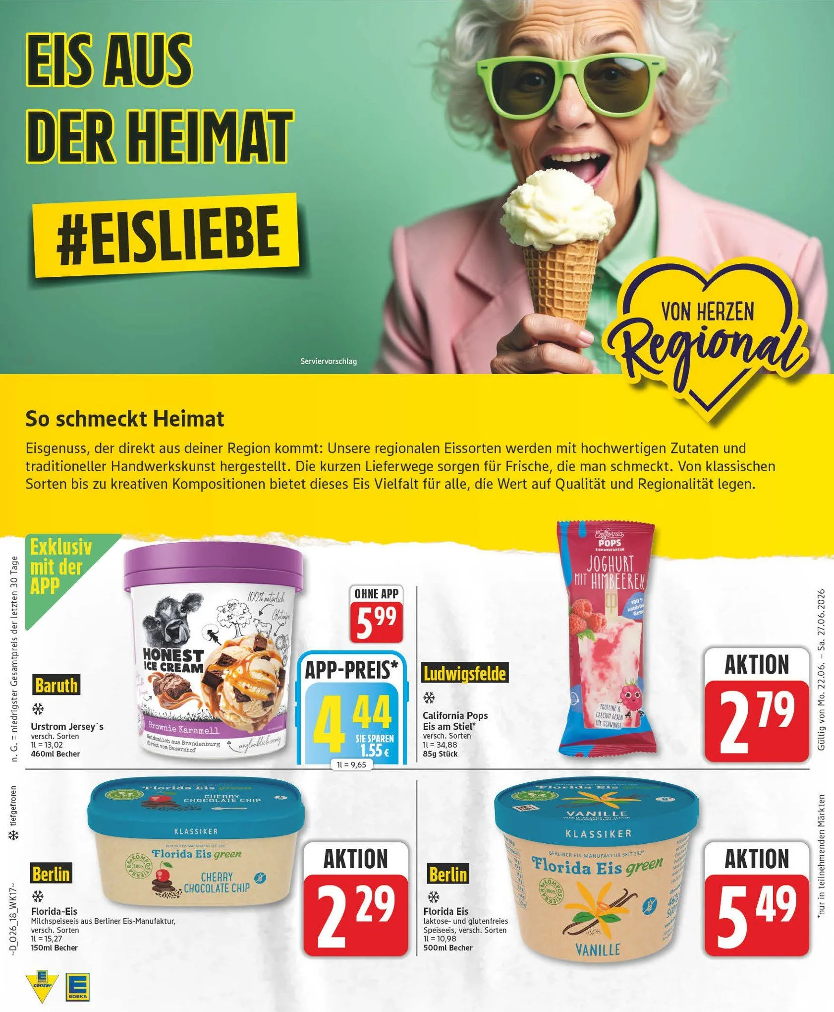 Edeka Angebote von 22. Juni bis 27. Juni 2026 - Prospekt seite 18