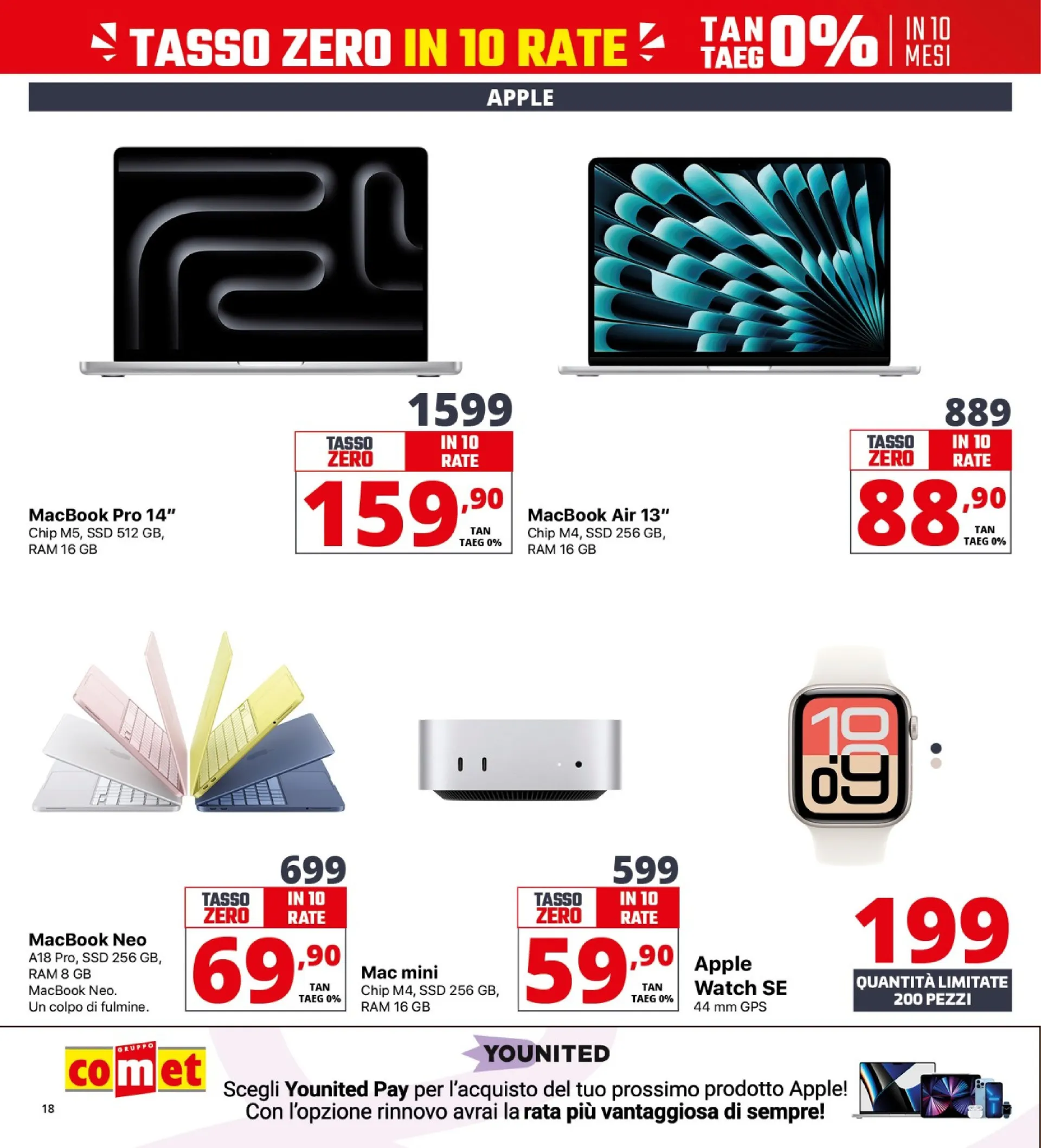 Comet Volantino da 9 aprile a 22 aprile di 2026 - Pagina del volantino 18