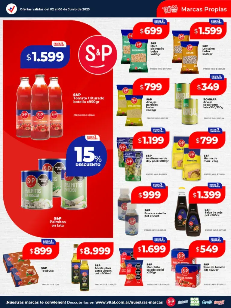 Ofertas de Ofertas de la semana Vital 2 de junio al 8 de junio 2025 - Página 19 del catálogo