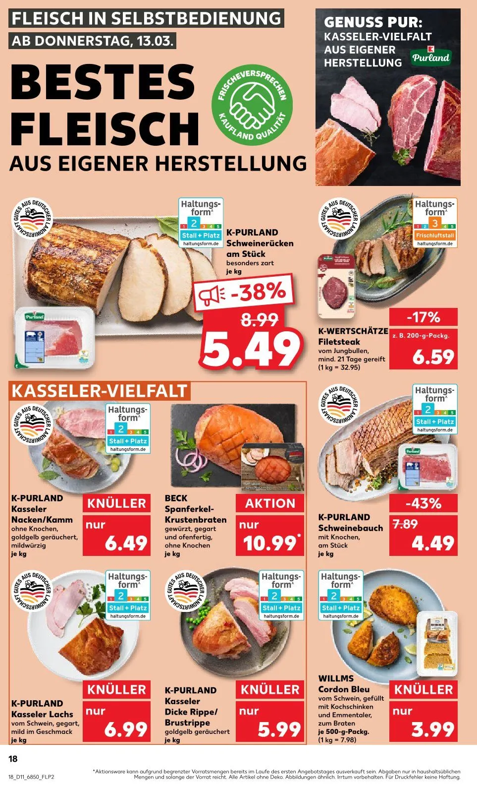 Kaufland Prospekt von 13. März bis 19. März 2025 - Prospekt seite 18