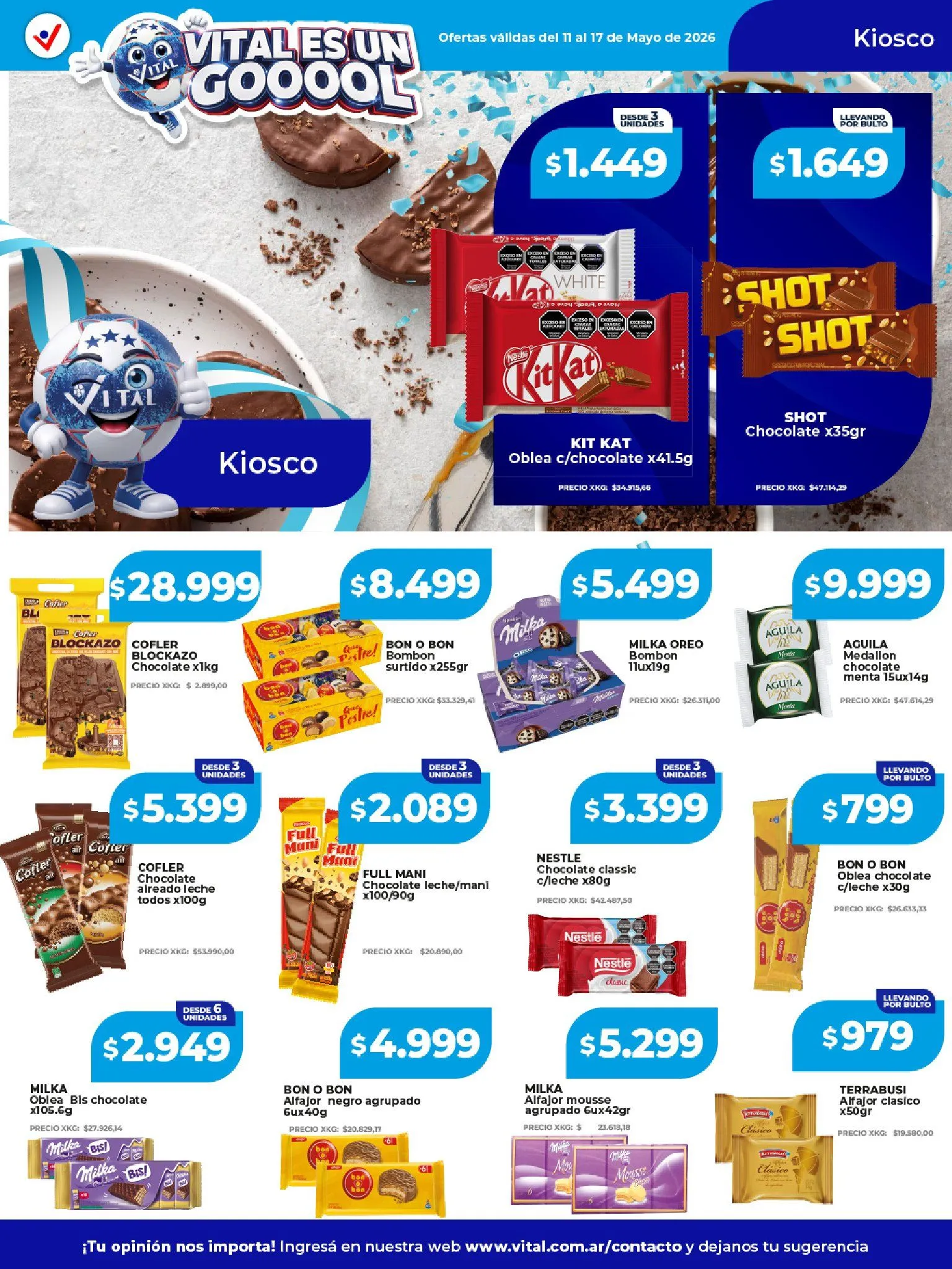 Ofertas de  Vital Ofertas 11 de mayo al 17 de mayo 2026 - Página 18 del catálogo
