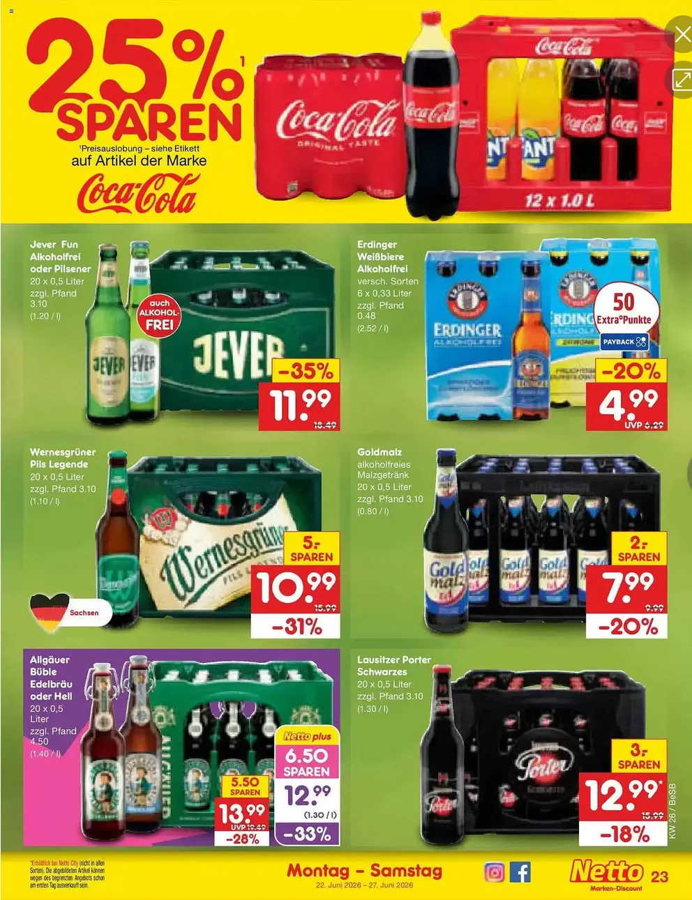 Netto Marken-Discount Folders van 22 juni tot 27 juni 2026 - Folder pagina 18