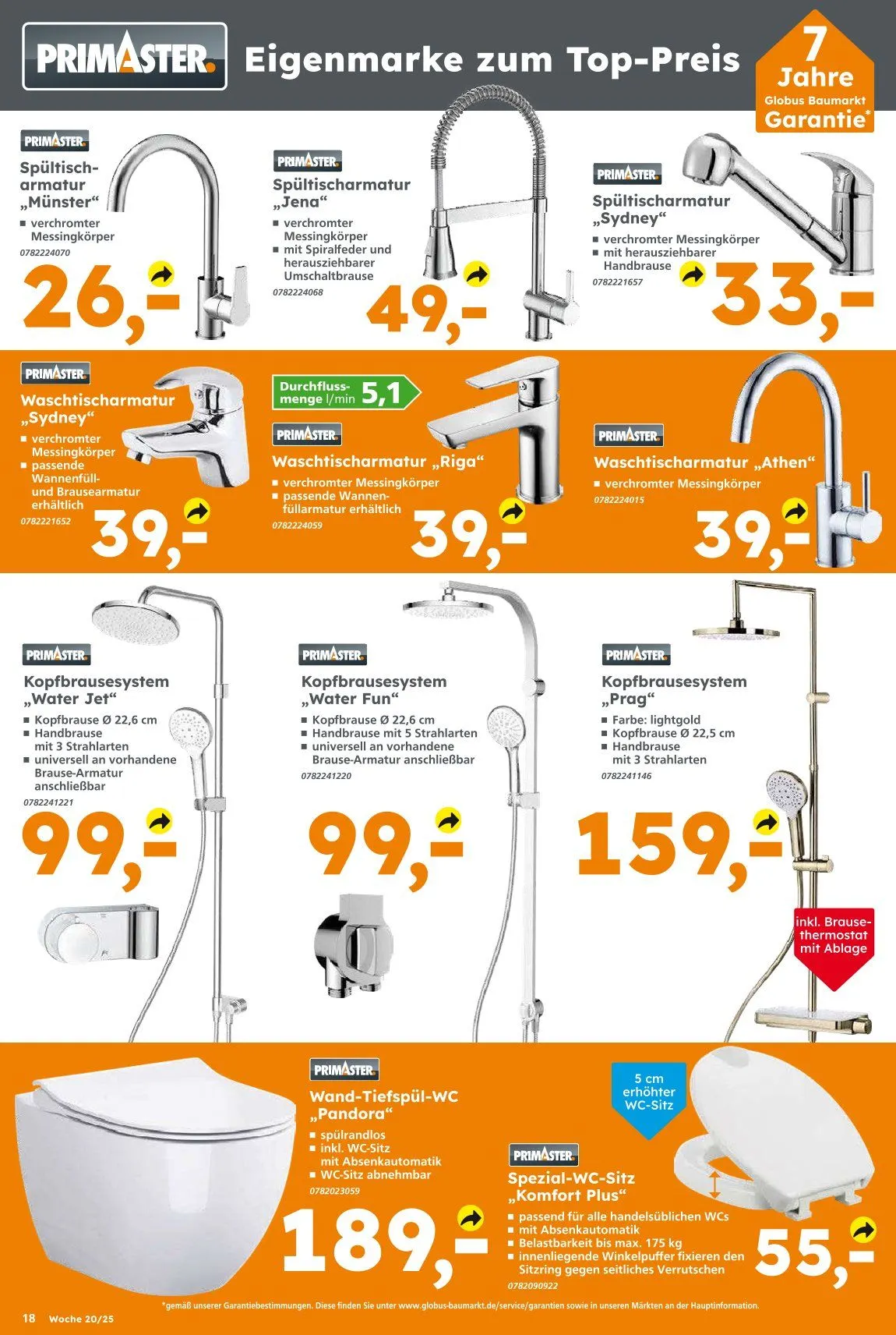 Globus Baumarkt Prospekt von 11. Mai bis 17. Mai 2025 - Prospekt seite 18