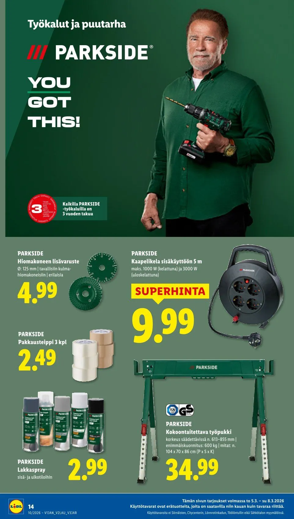  Kaupan Lidl uusimmat tarjoukset voimassa alkaen 5. maaliskuuta - 11. maaliskuuta 2026 - Tarjouslehti sivu 18