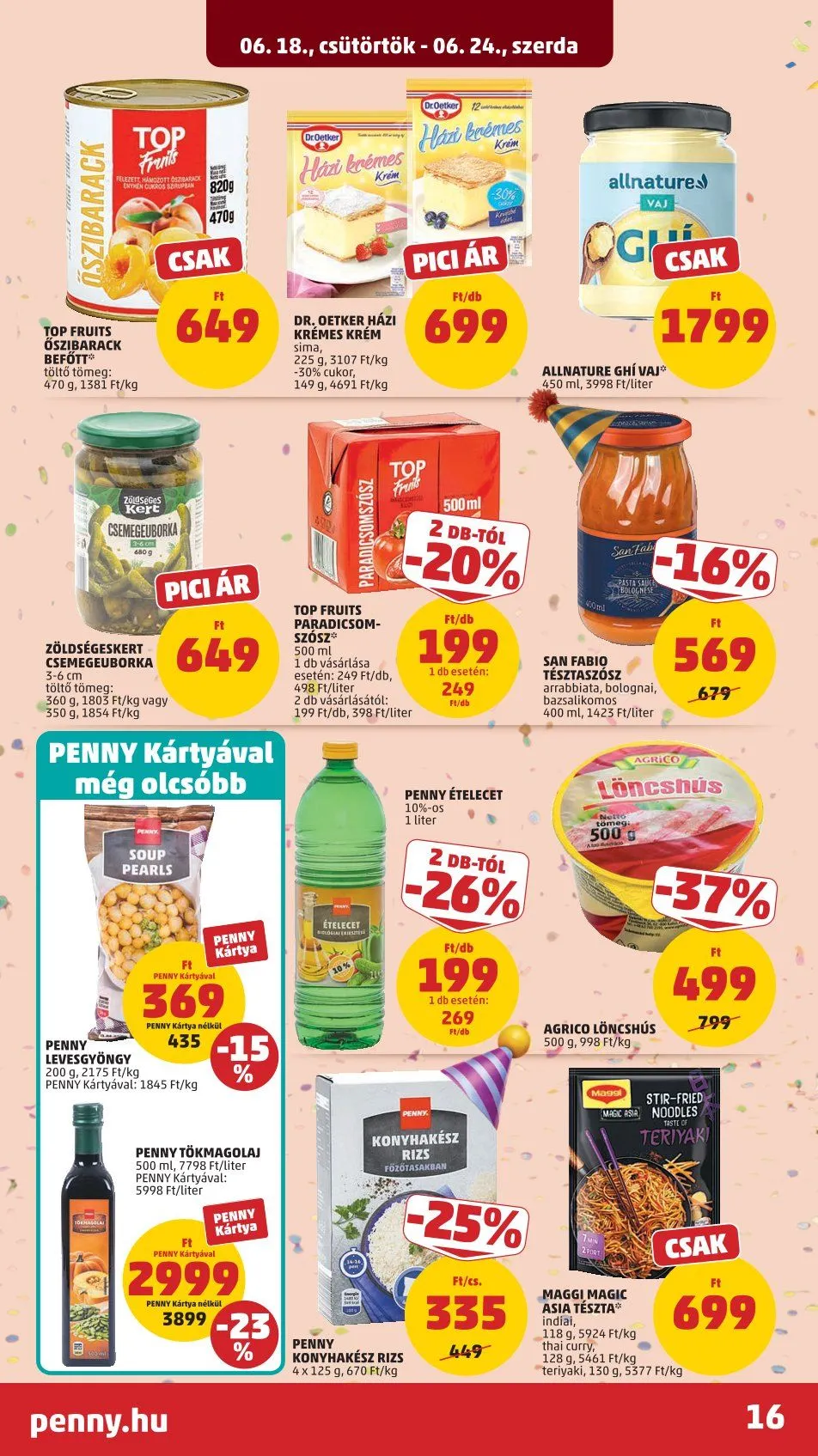 Katalógus  Penny Market legfrissebb ajánlatai június 18.-tól június 24.-ig 2026. - Oldal 18