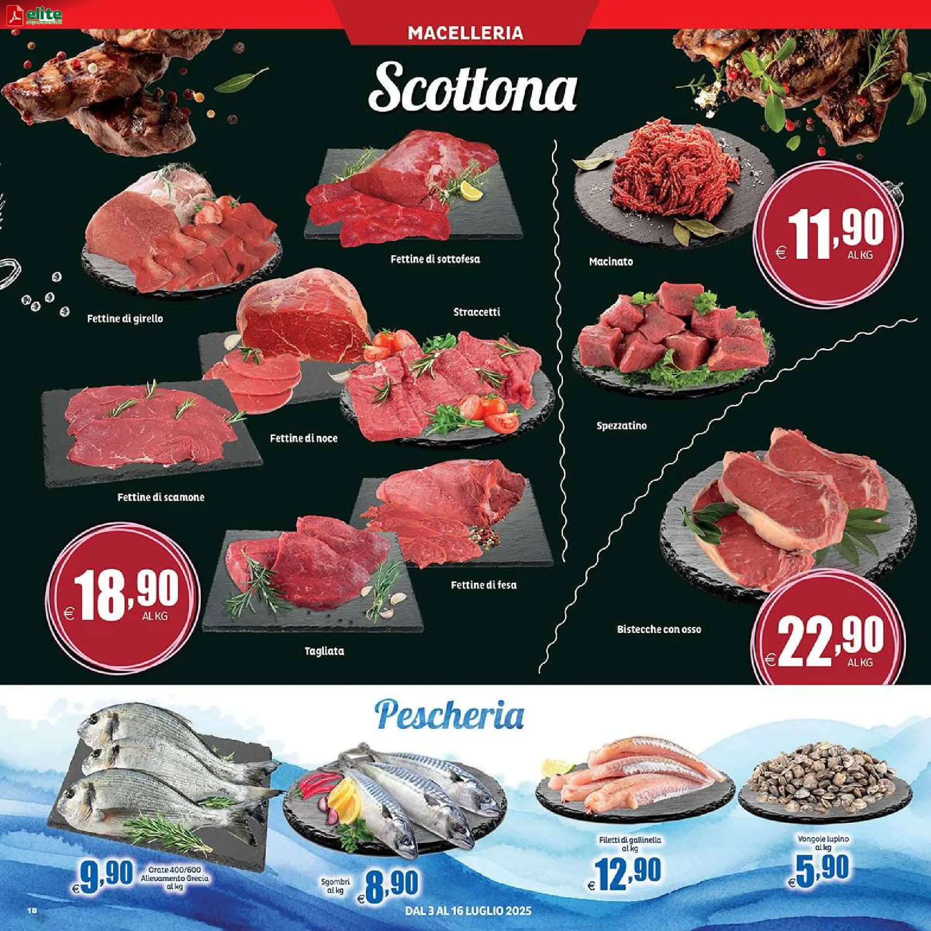 Volantini Elite Supermercati da 3 luglio a 16 luglio di 2025 - Pagina del volantino 18