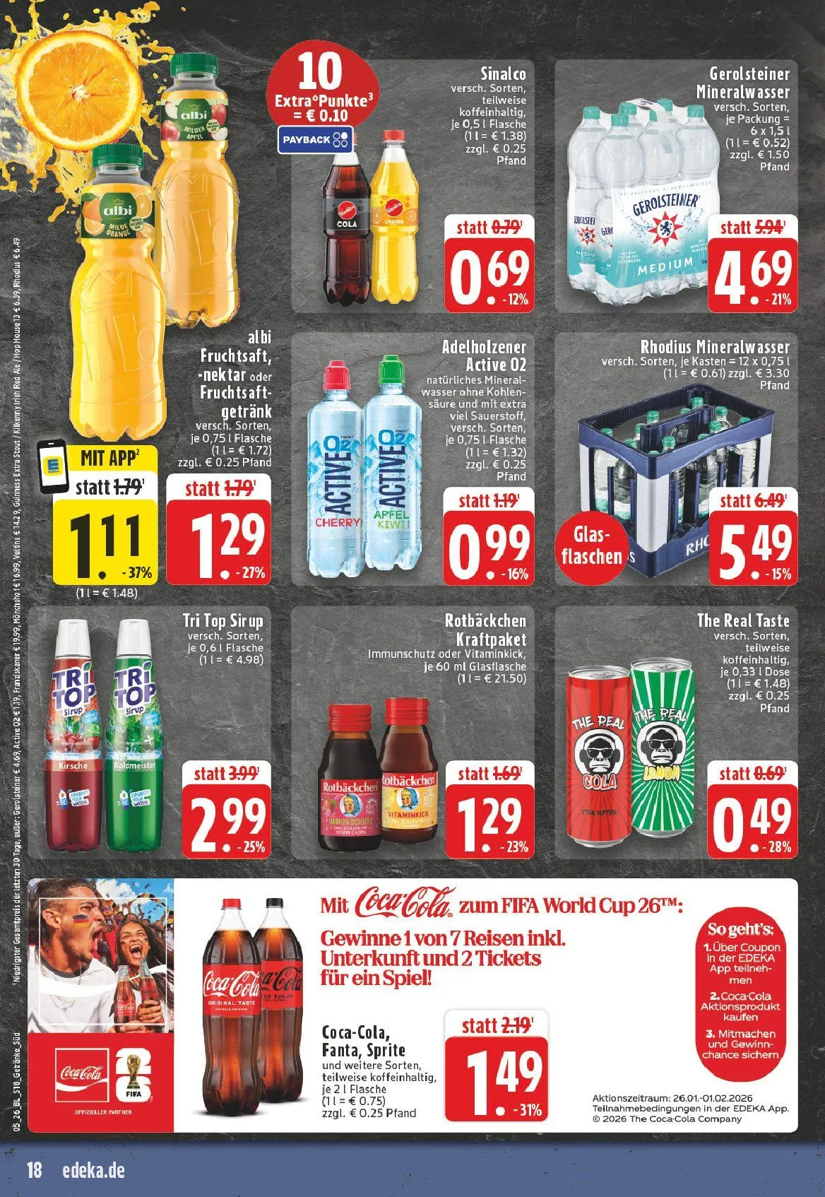 Edeka Angebote von 25. Januar bis 30. Januar 2026 - Prospekt seite 18