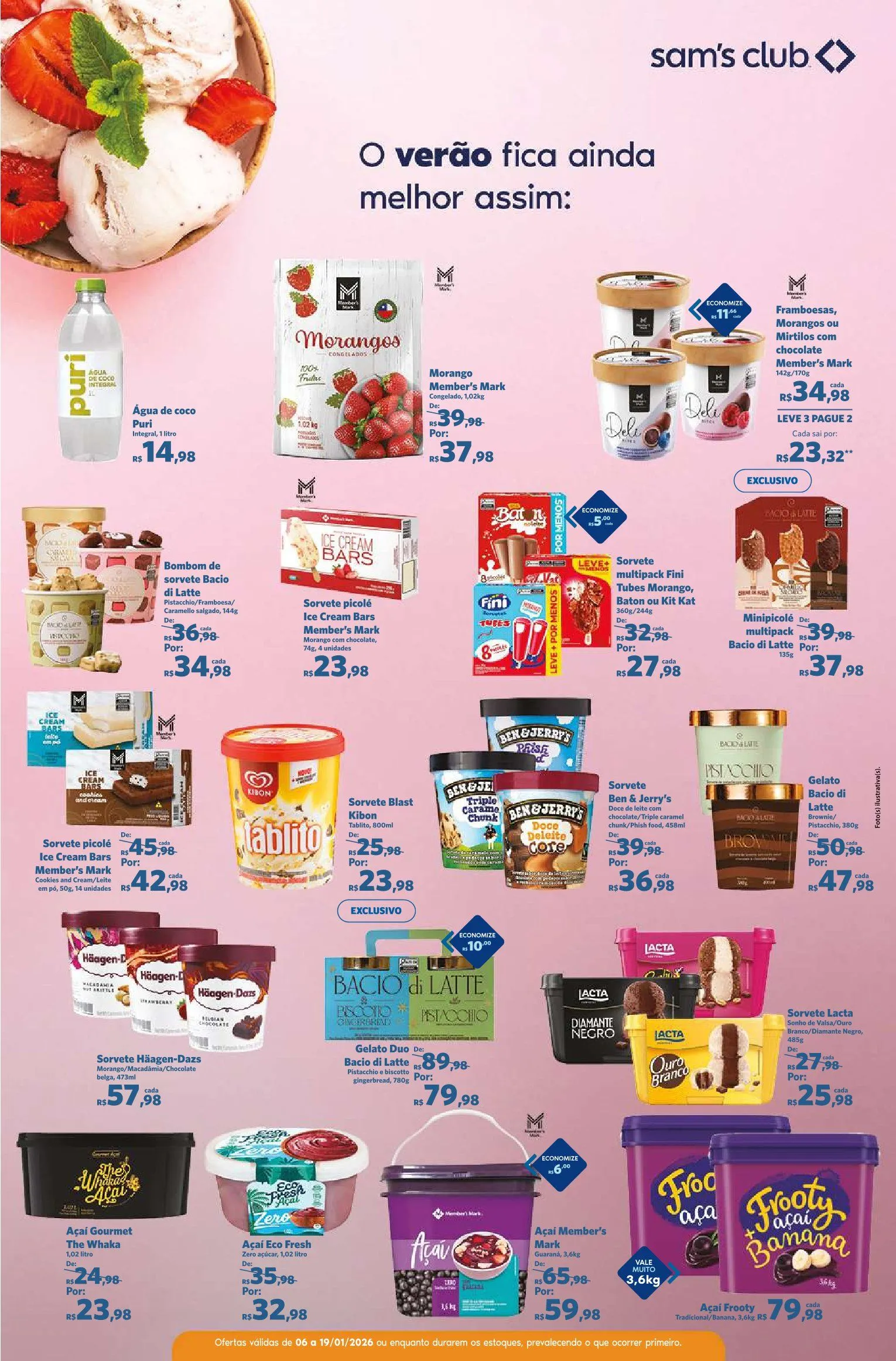 Encarte de Folhetos Sam's Club 6 de janeiro até 19 de janeiro 2026 - Pagina 17