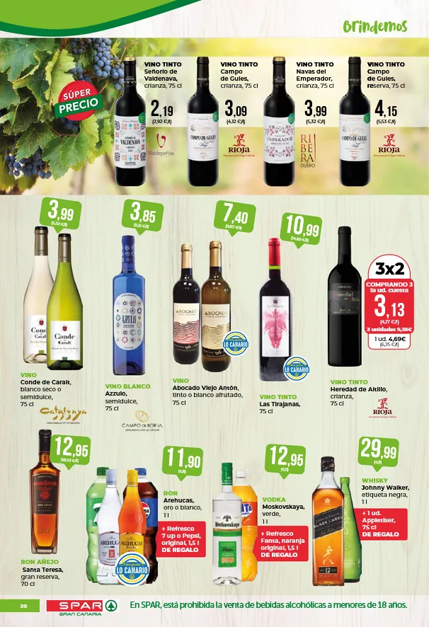 Catálogo de SPAR Gran Canaria Ofertas 26 de junio al 9 de julio 2026 - Página 18
