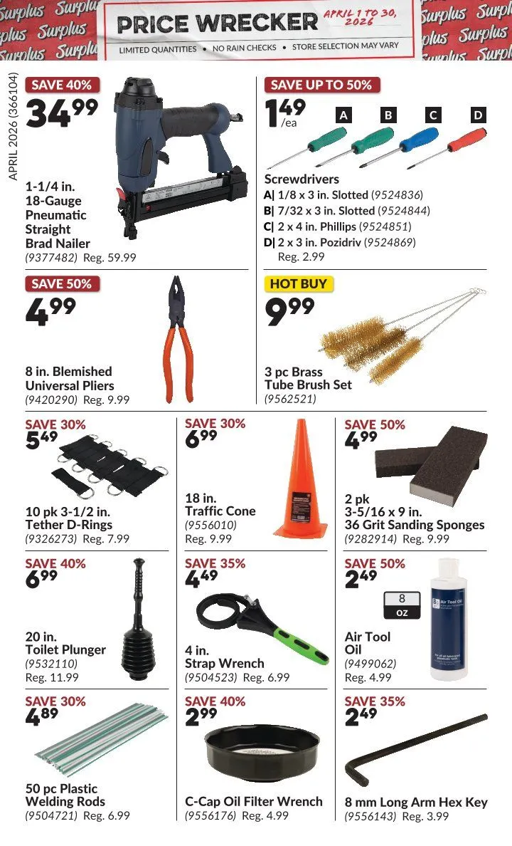 Princess Auto Sales from April 1 to April 30 2026 - flyer page 18