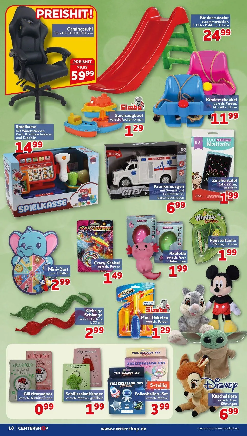 CENTERSHOP Angebote von 11. Mai bis 16. Mai 2026 - Prospekt seite 18