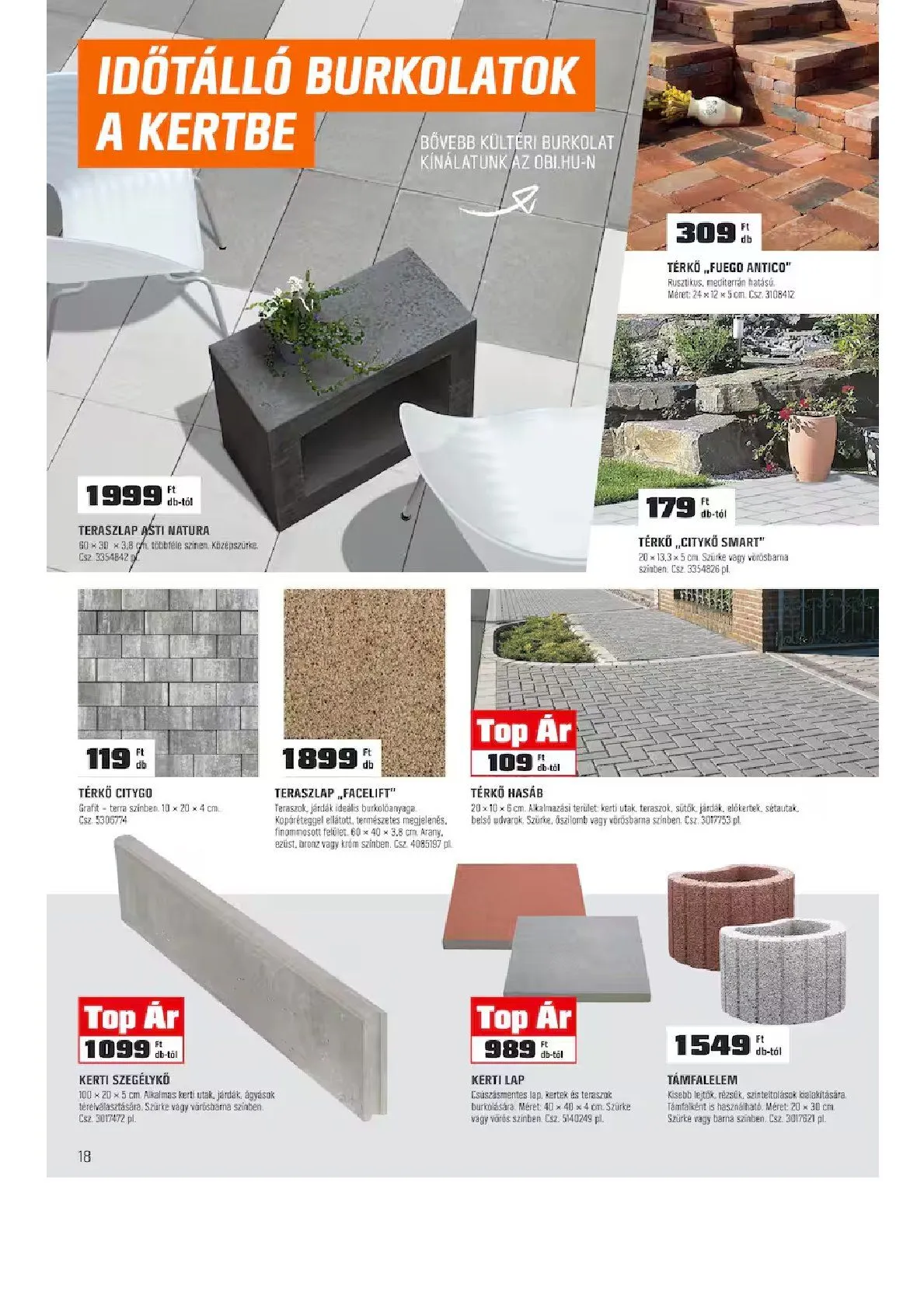 Katalógus OBI legfrissebb ajánlatai március 9.-tól március 29.-ig 2026. - Oldal 18