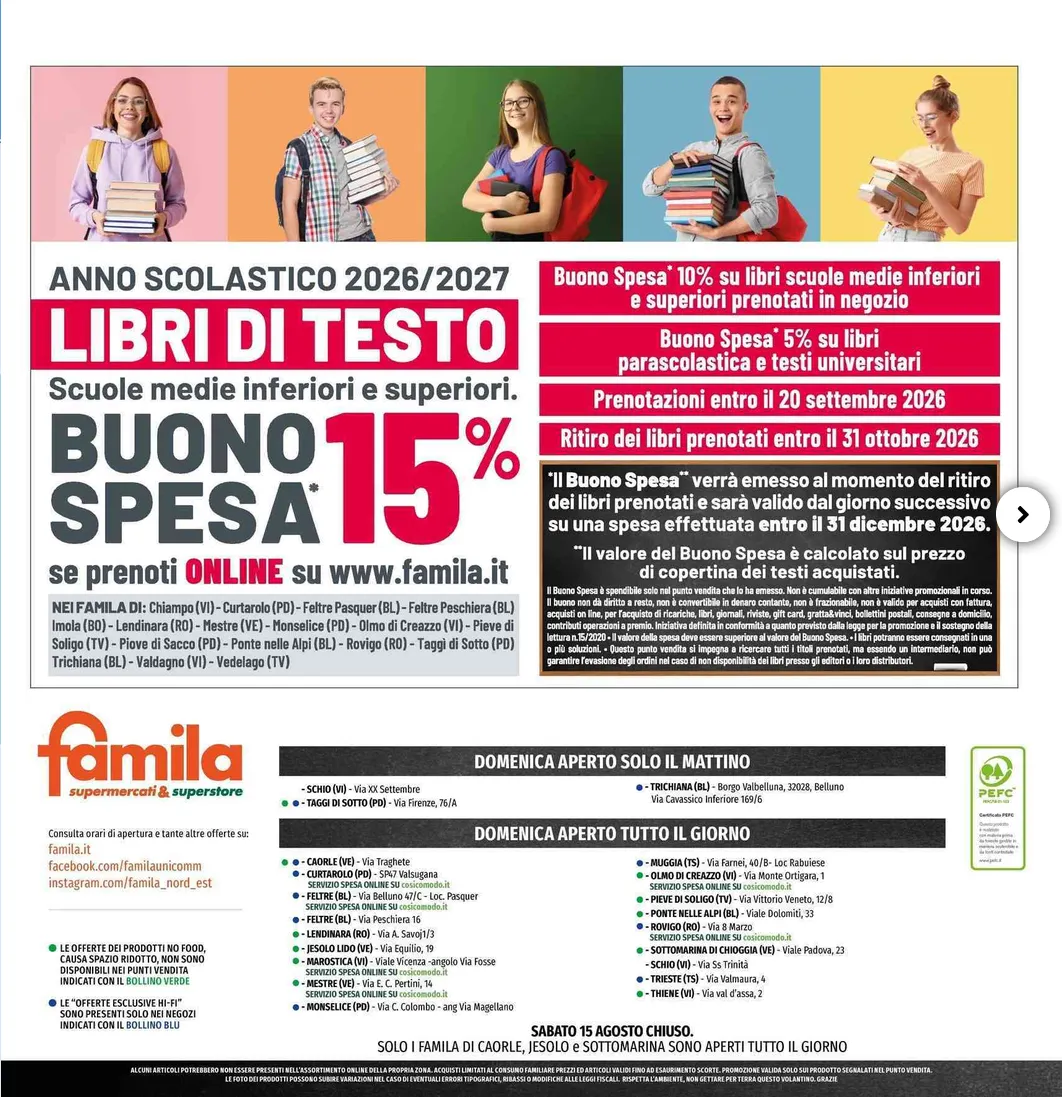  Volantini Famila Superstore da 30 luglio a 19 agosto di 2026 - Pagina del volantino 18