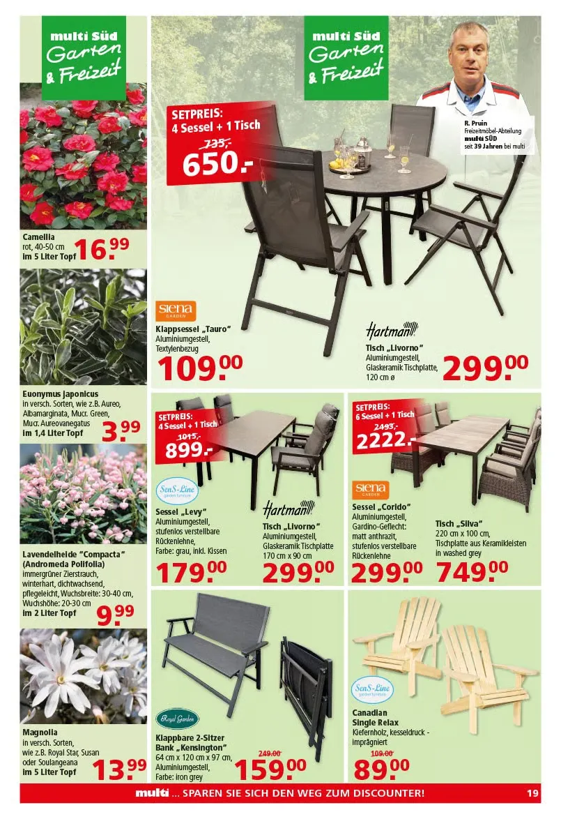 DE - Multi Markt Angebote von 7. April bis 12. April 2025 - Prospekt seite 19