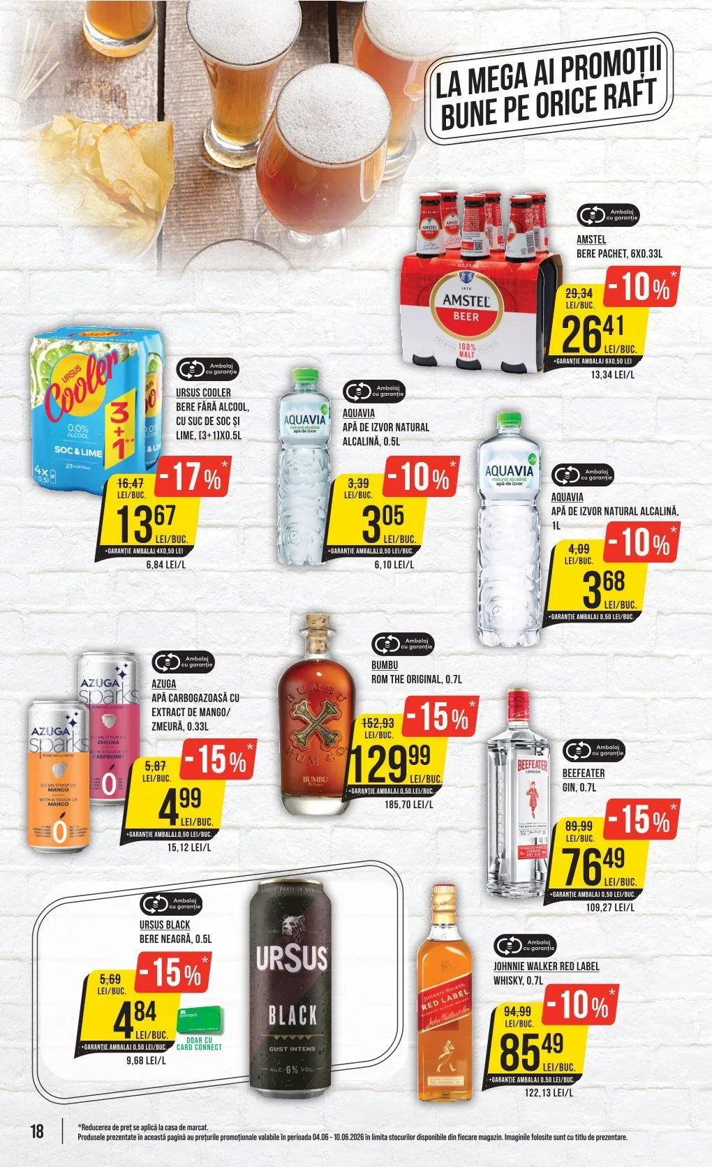 Catalog Mega Image de la 4 iunie până la 10 iunie 2026 - Revista Pagina 18
