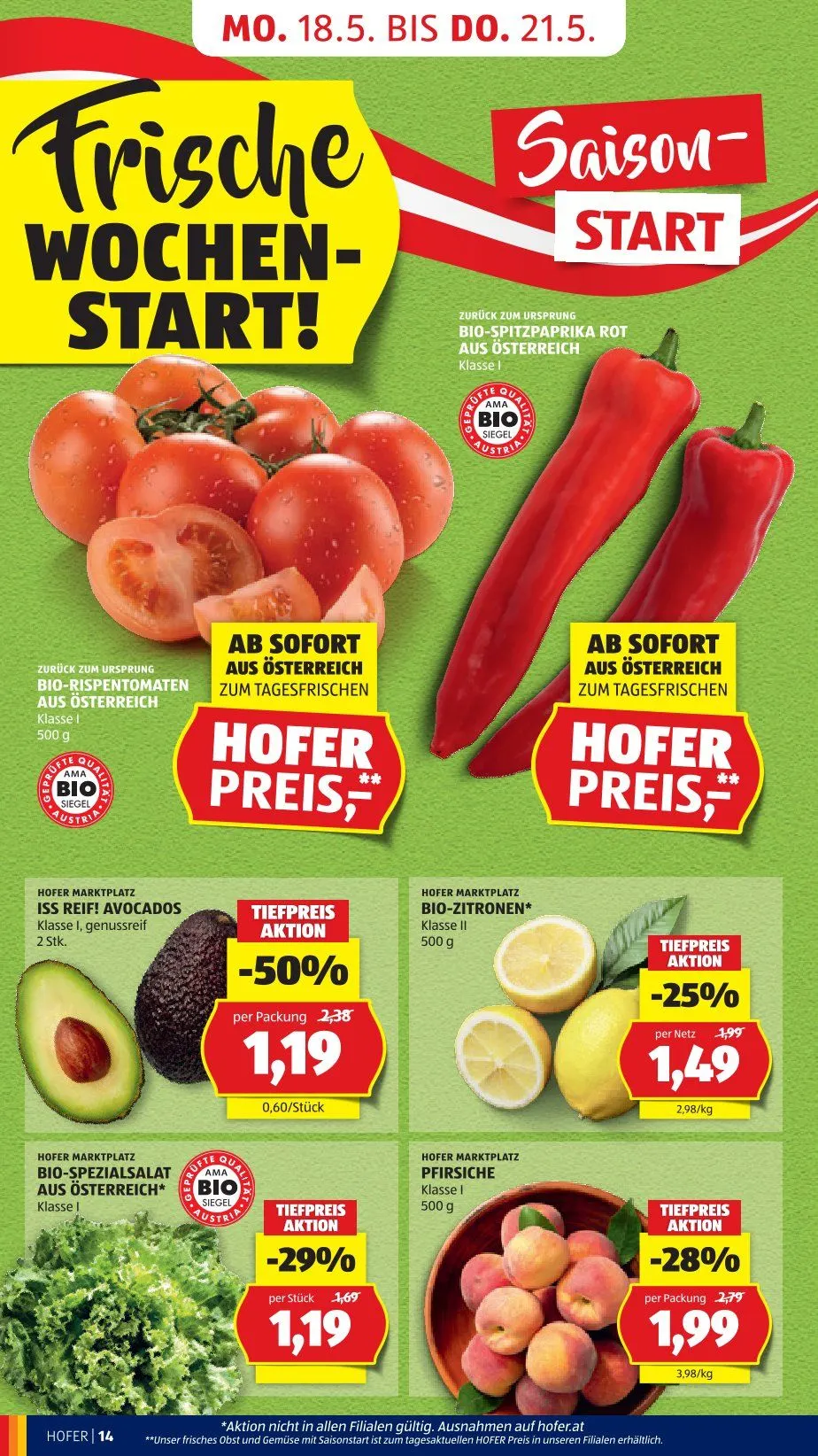  Hofer Prospekte von 15. Mai bis 21. Mai 2026 - Flugblätt seite  18