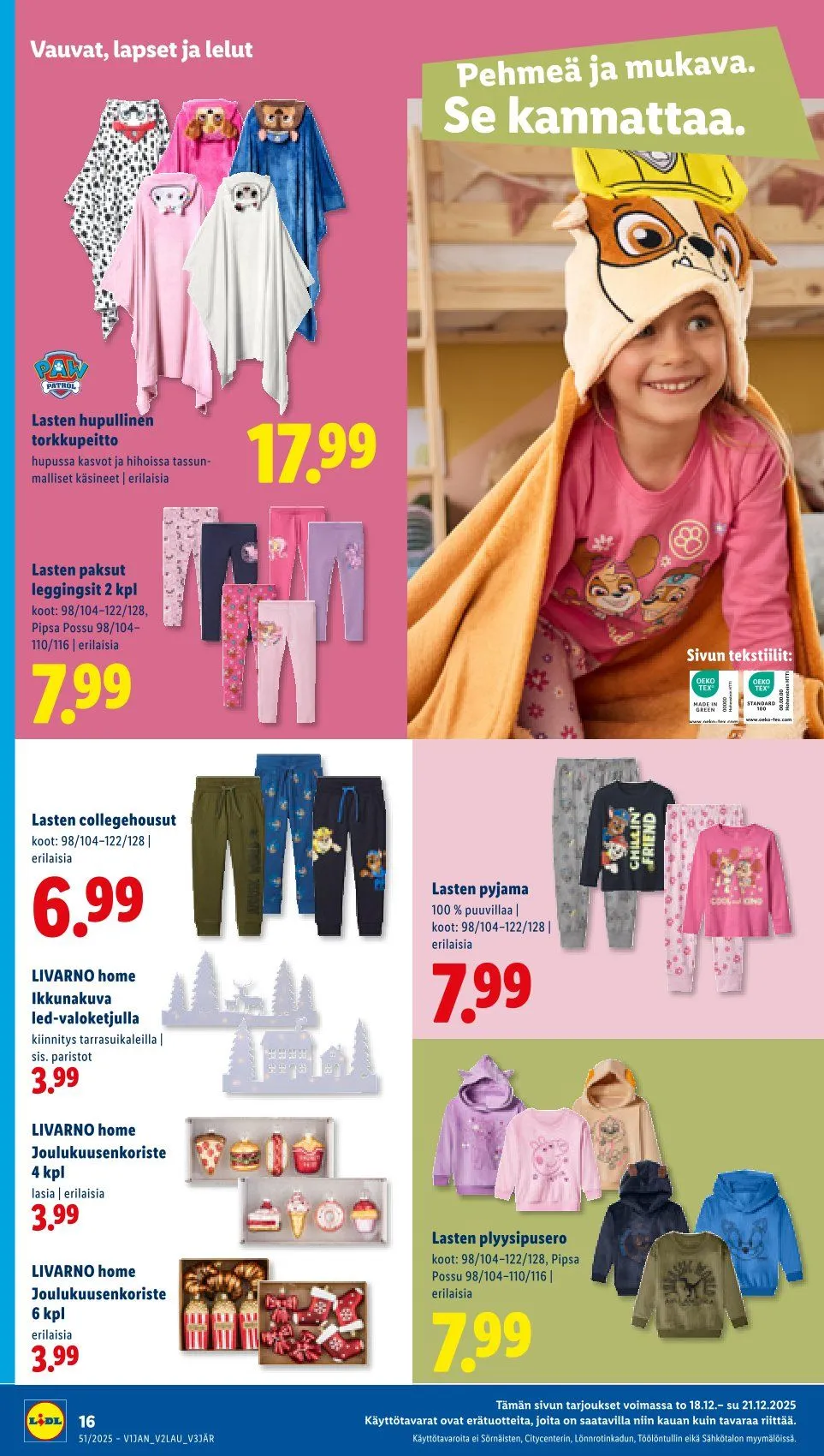 Lidl  voimassa alkaen 18. joulukuuta - 21. joulukuuta 2025 - Tarjouslehti sivu 18