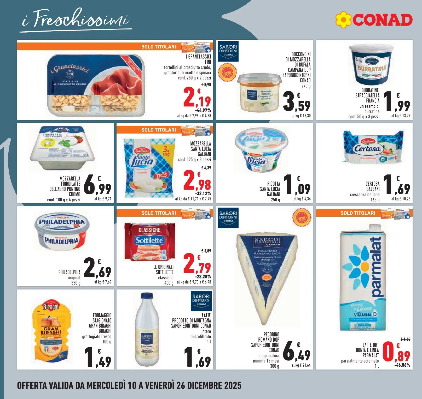  Sapori & Dintorni Conad da 10 dicembre a 26 dicembre di 2025 - Pagina del volantino 18
