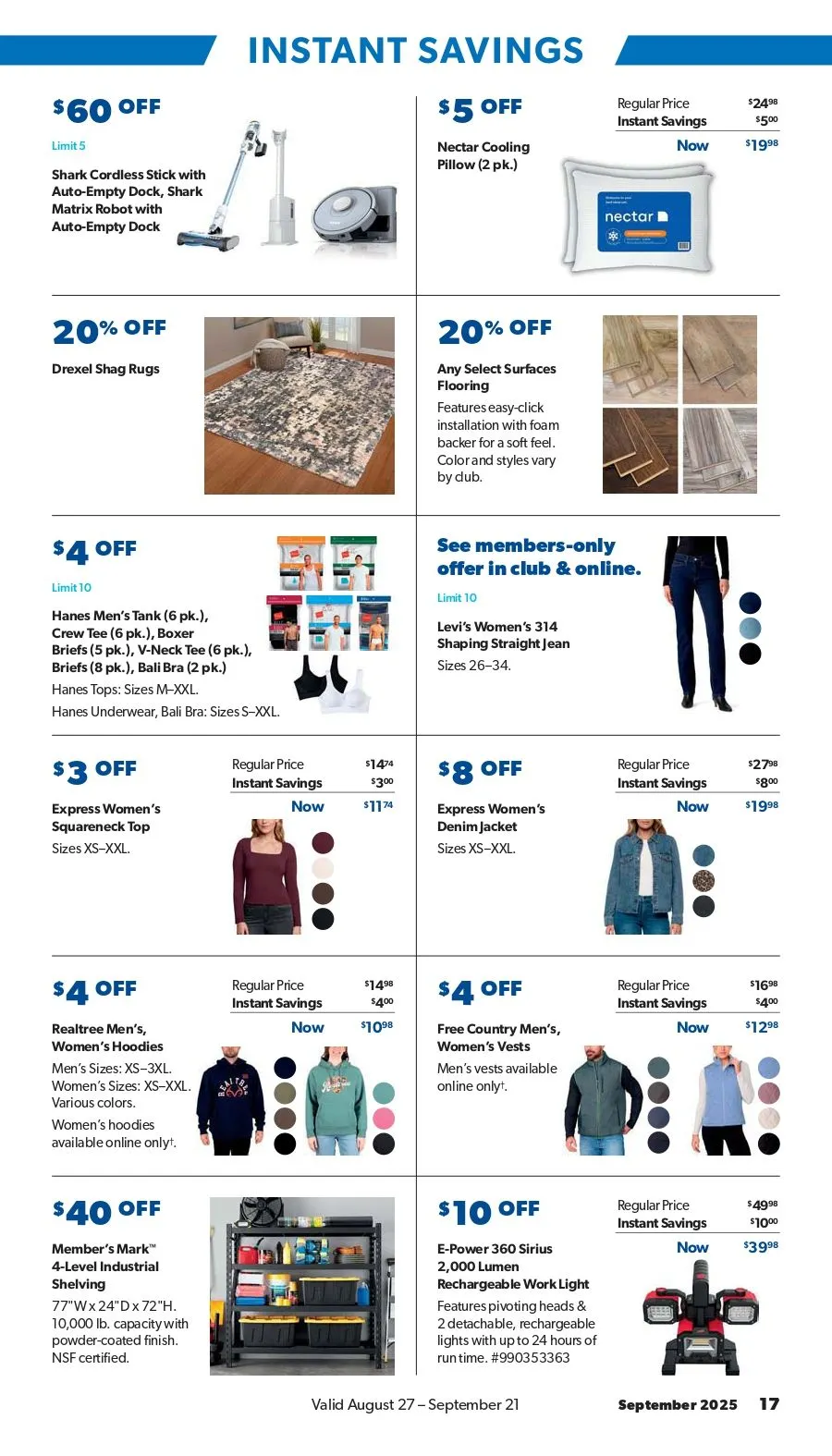 Weekly ad Instant Savings from August 19 to September 22 2025 - Page 17