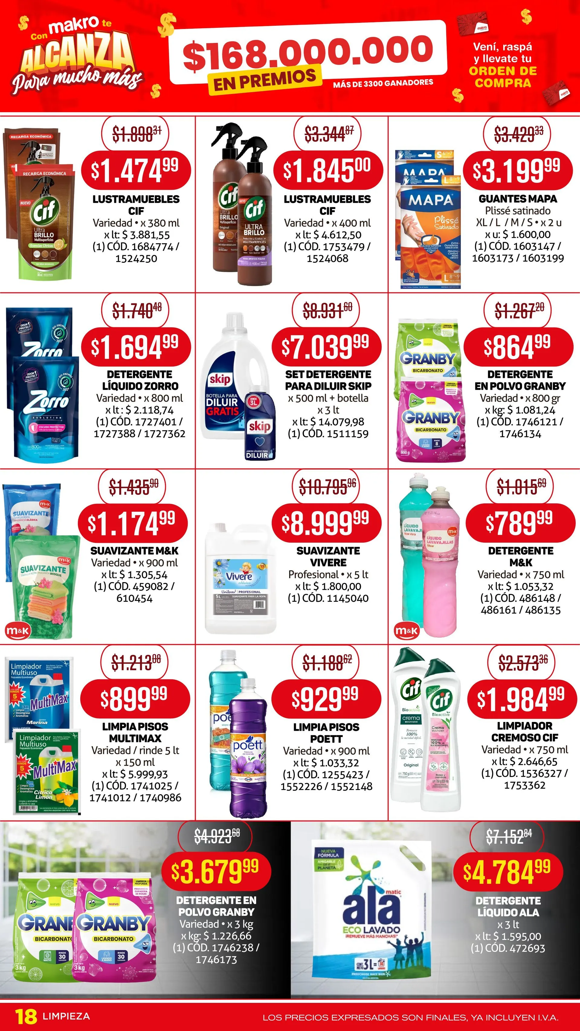 Ofertas de Makro Oferta de Folletos 31 de octubre al 6 de noviembre 2024 - Página 18 del catálogo