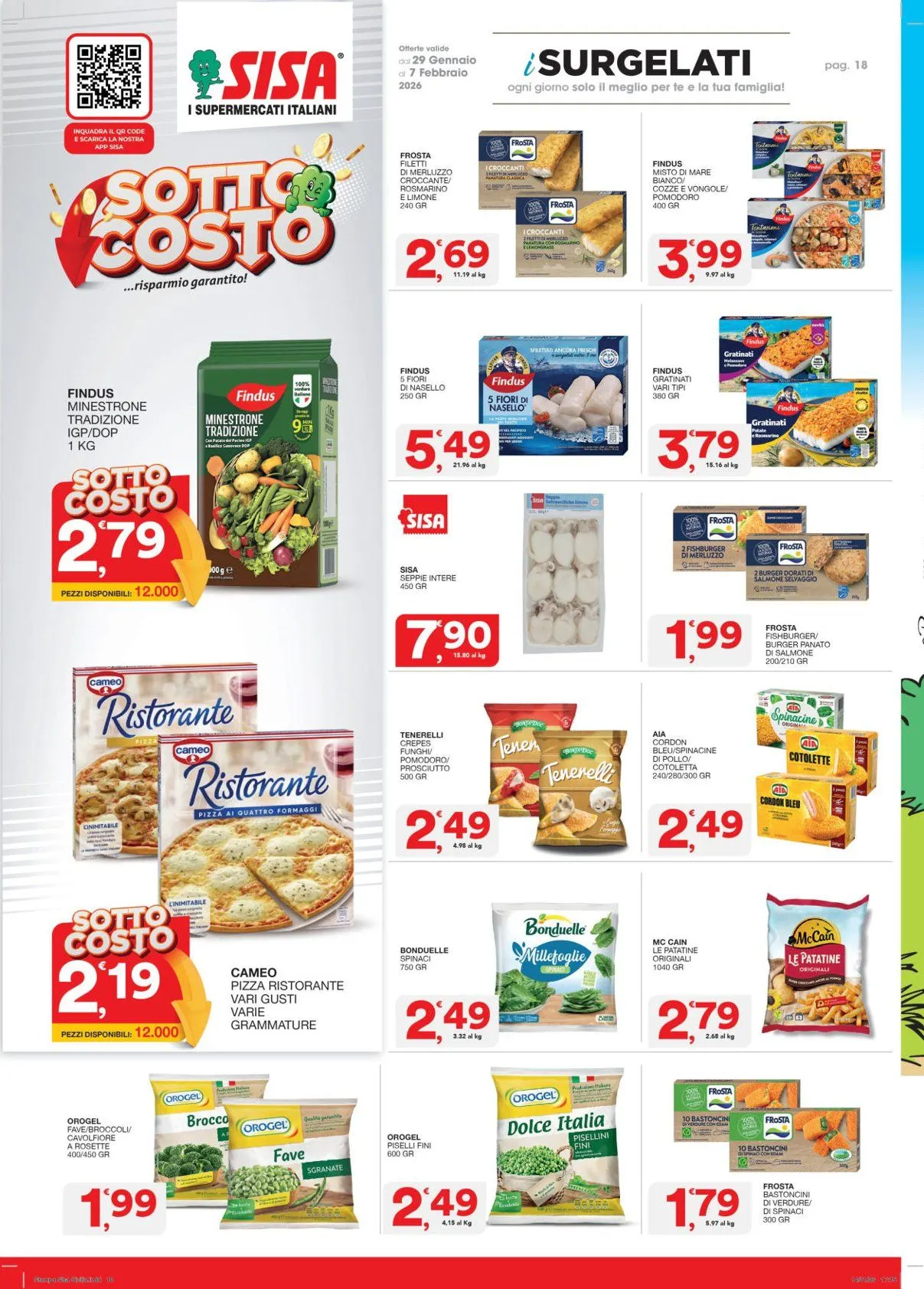 Volantini Sisa da 29 gennaio a 7 febbraio di 2026 - Pagina del volantino 18
