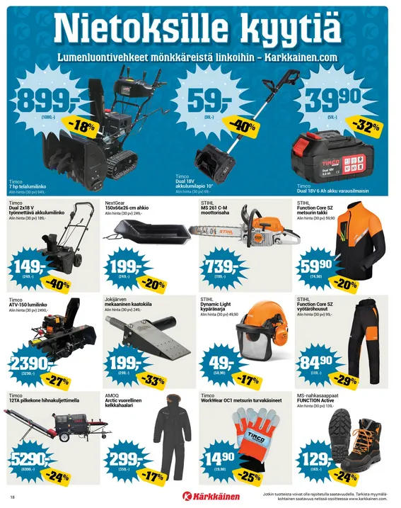 Kärkkäinen  voimassa alkaen 21. tammikuuta - 3. helmikuuta 2026 - Tarjouslehti sivu 18