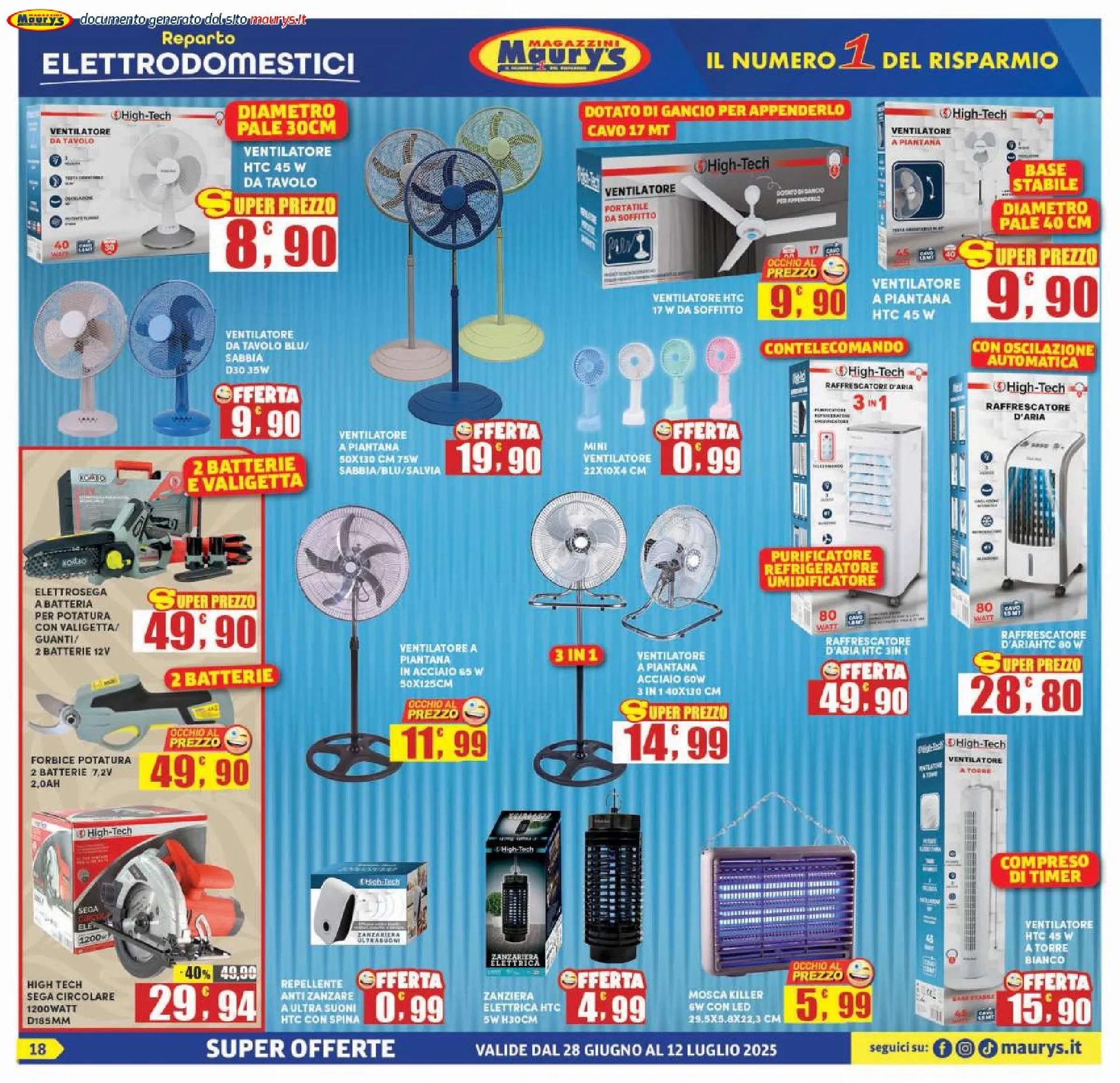 Maury's Promozione da 28 giugno a 12 luglio di 2025 - Pagina del volantino 18