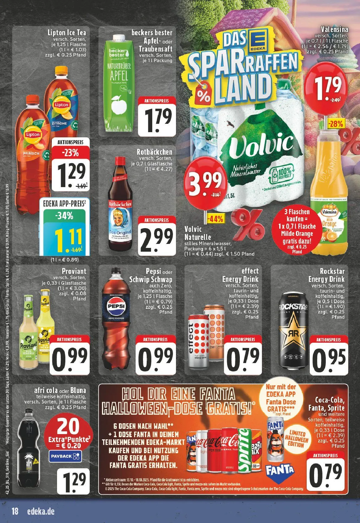 Edeka Prospekte von 12. Oktober bis 17. Oktober 2025 - Prospekt seite 18