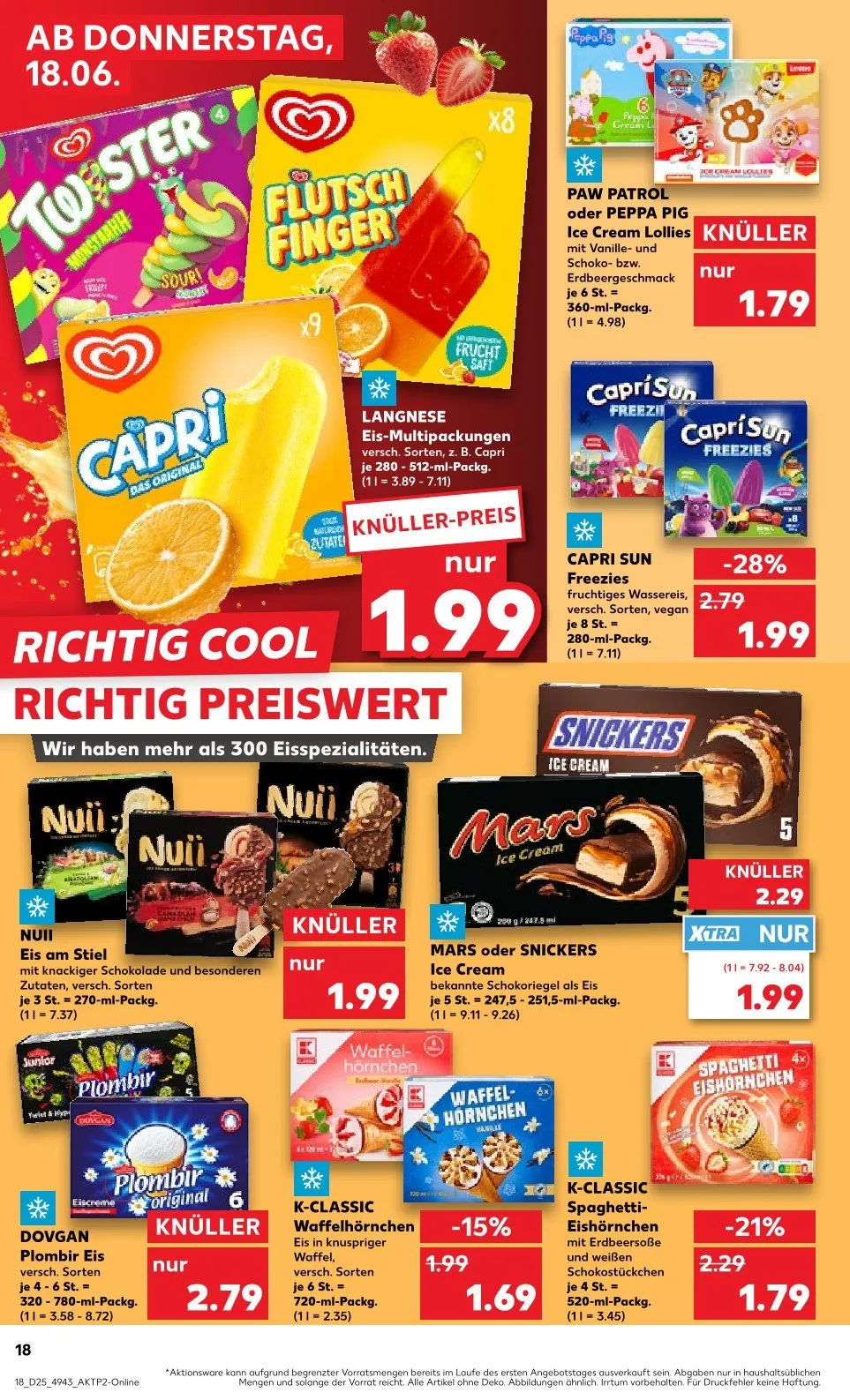 Kaufland Prospekte  von 18. Juni bis 24. Juni 2026 - Prospekt seite 18